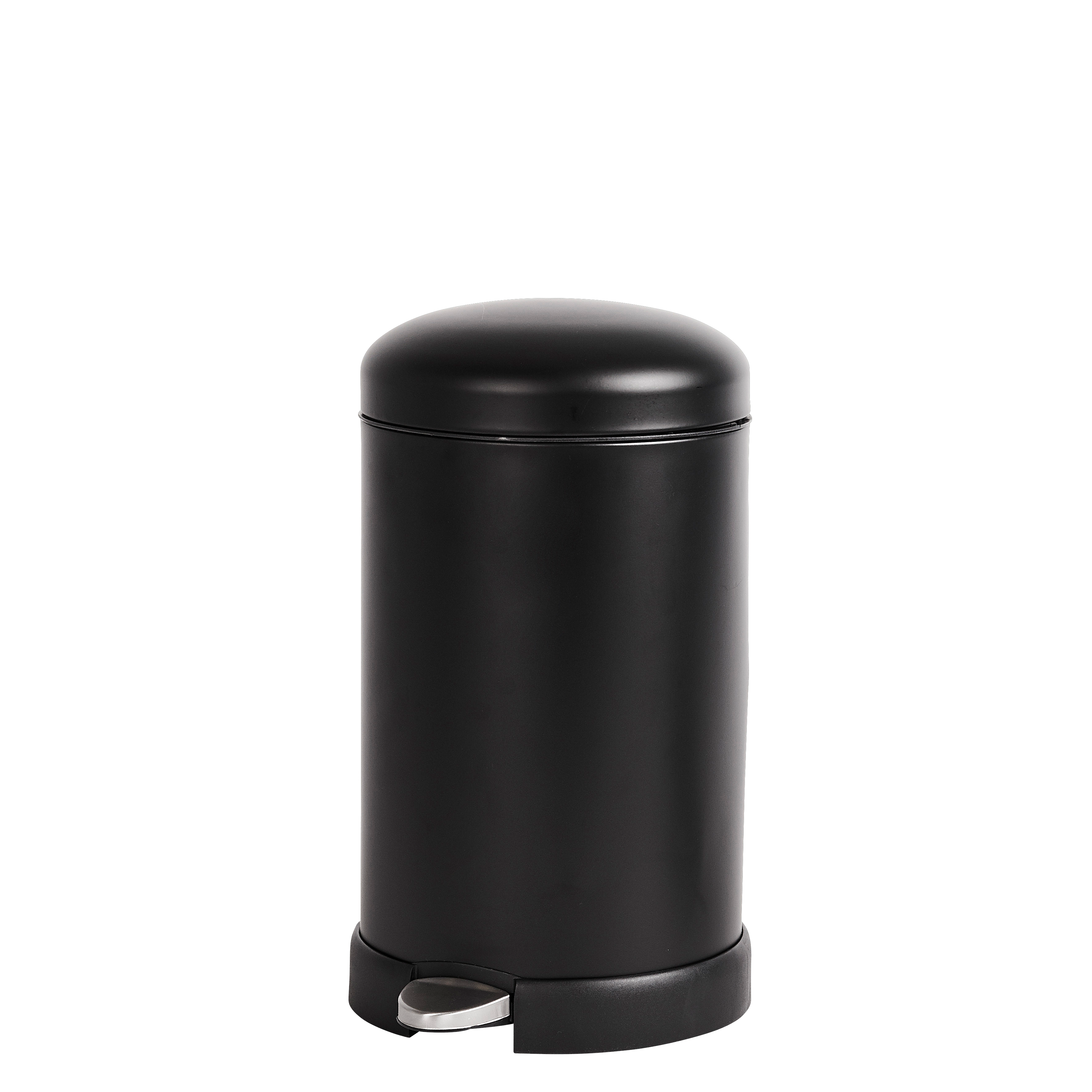 INDUSTRIA  Pedaalemmer 12 L zwartH 43 x B 26,5 cm - Ø 33,5 cm