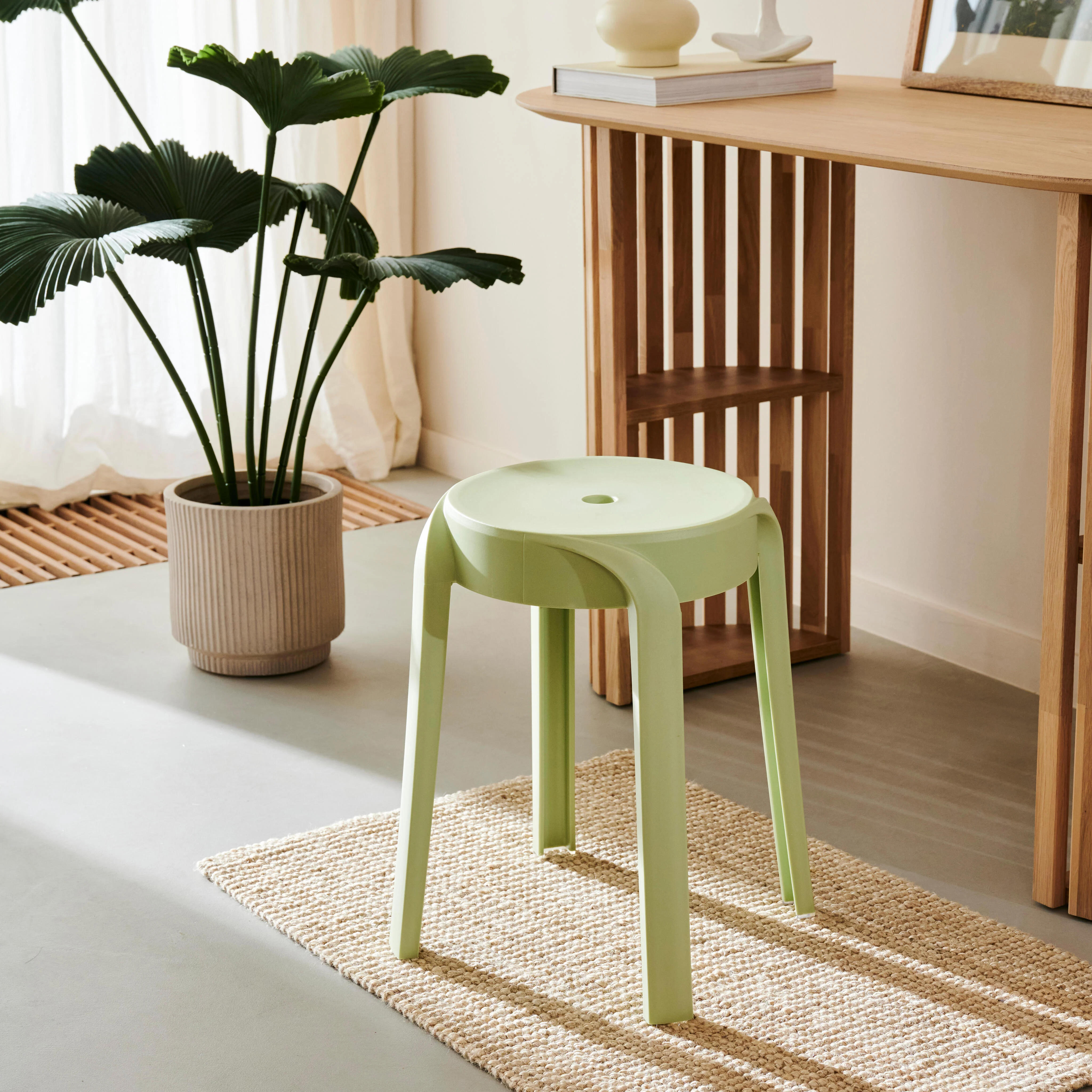KARLUS Kruk groenH 46 cm - Ø 43 cm