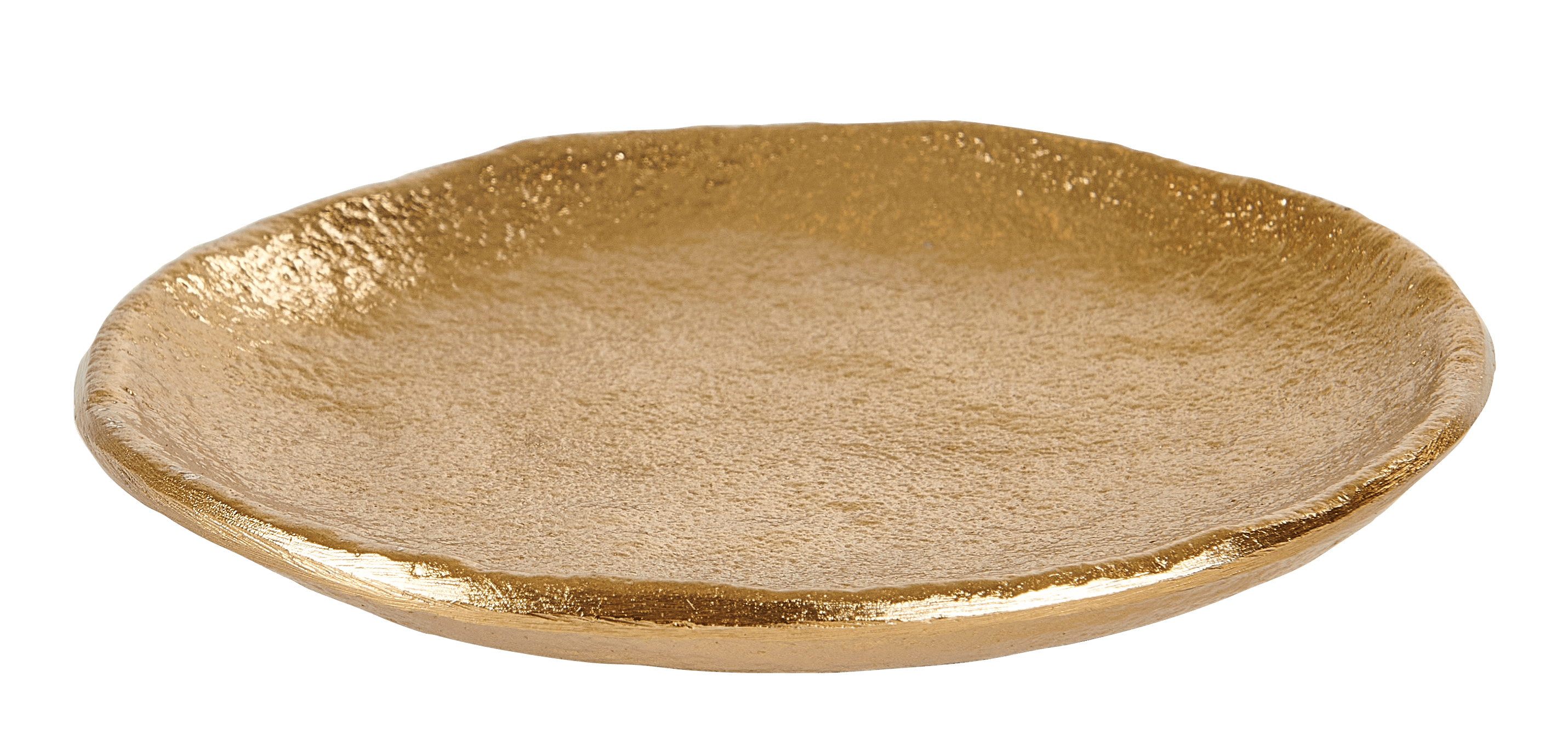 ERBA Kaarsenschaal goudH 1,5 cm - Ø 11 cm