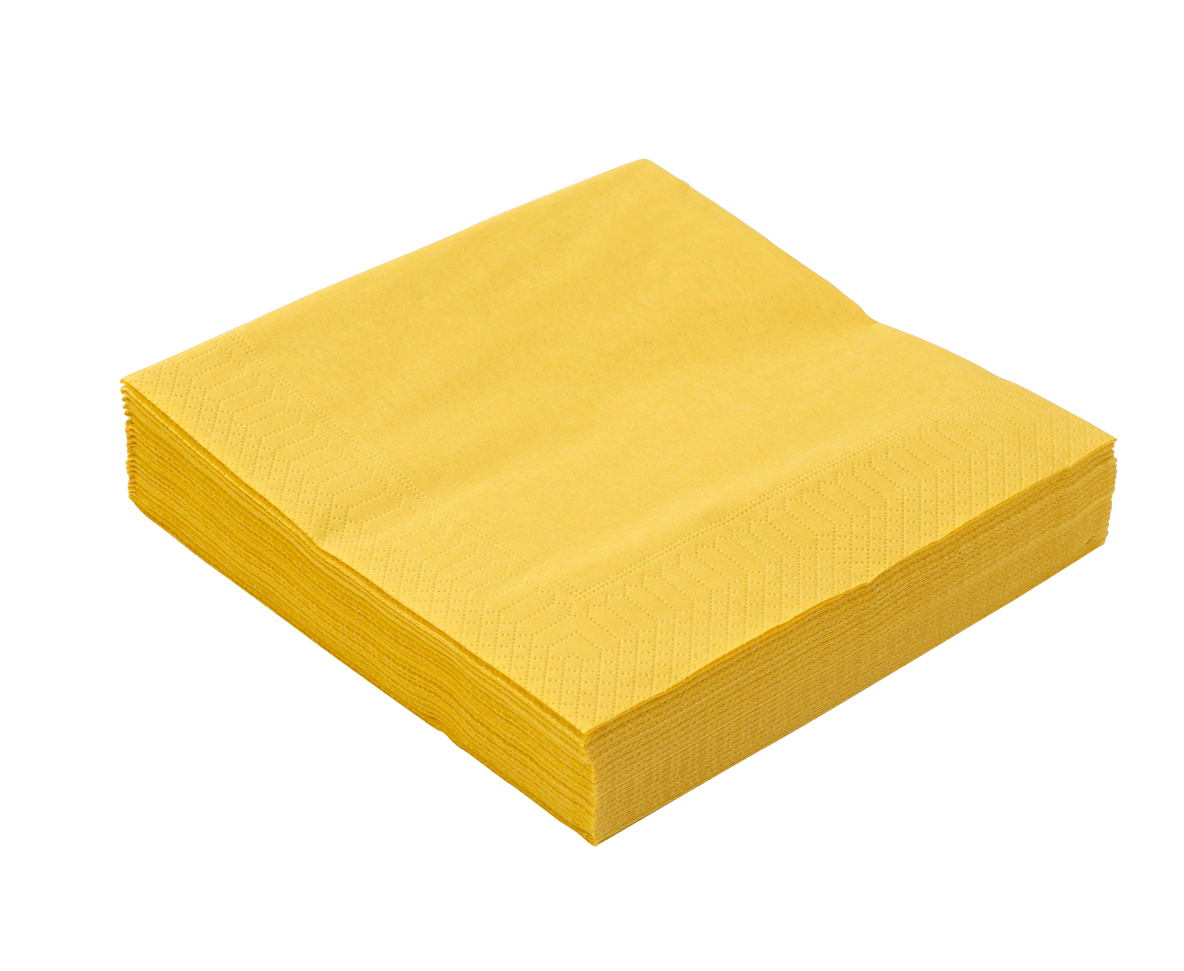 UNI Set van 20 servetten okerB 33 x L 33 cm
