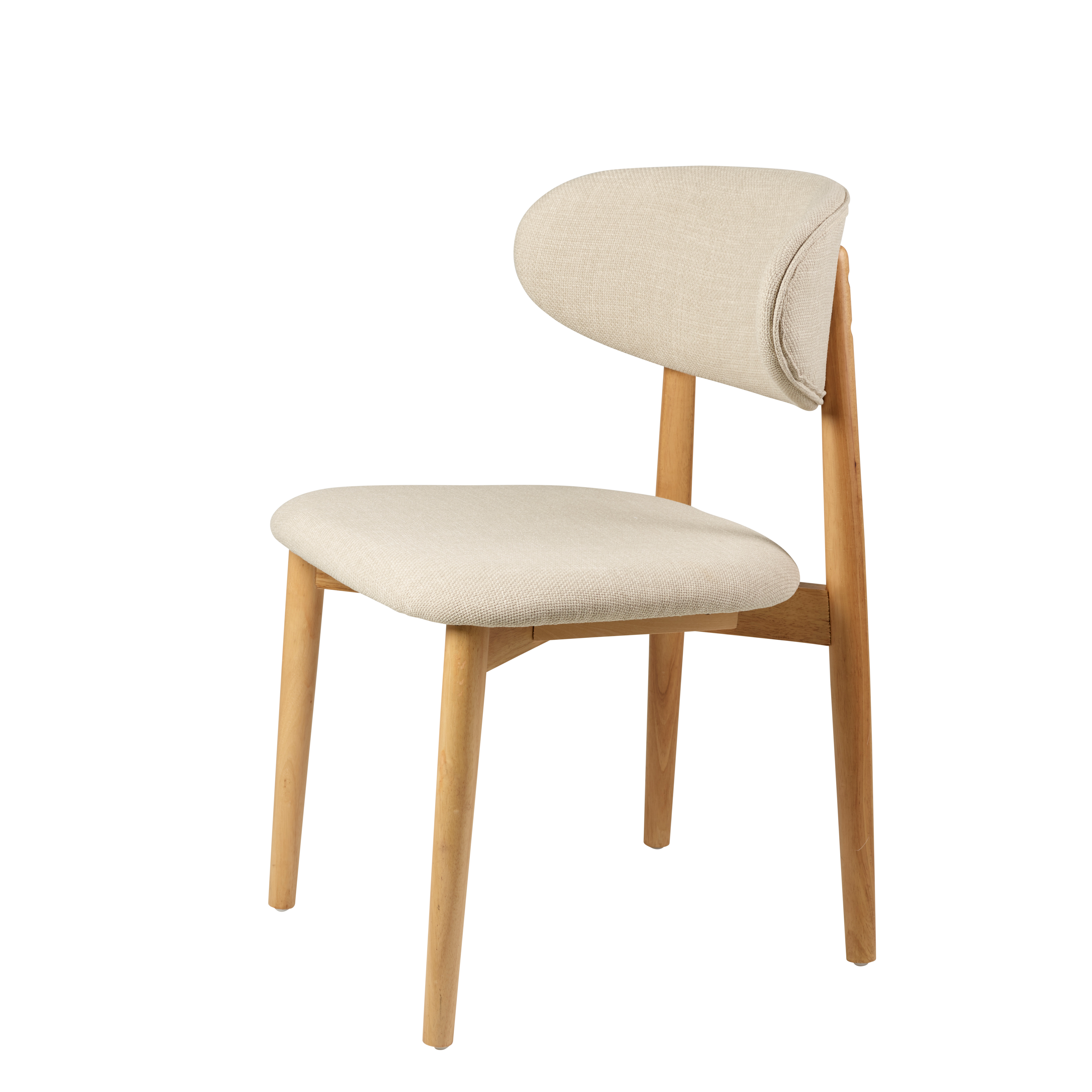 FALCO Eetkamerstoel beigeH 78 x B 55 x D 51 cm