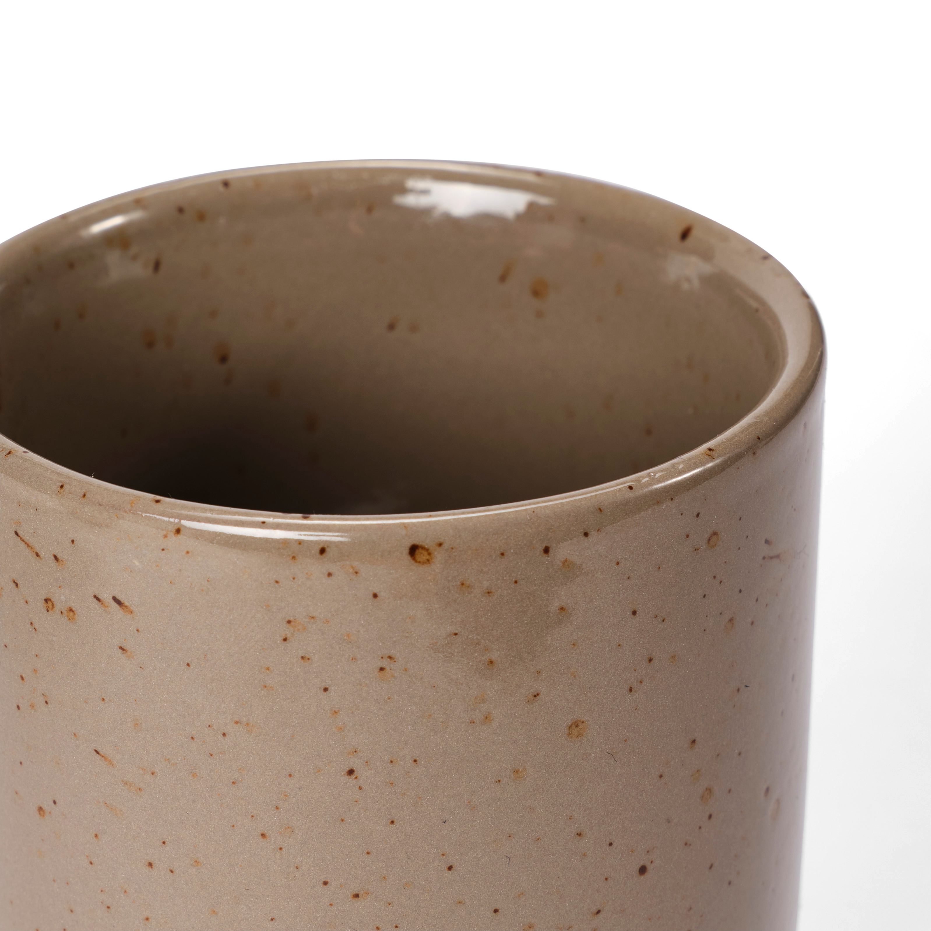 TERRA Mok 22 CL taupe - set van 4 H 8 cm - Ø 8 cm