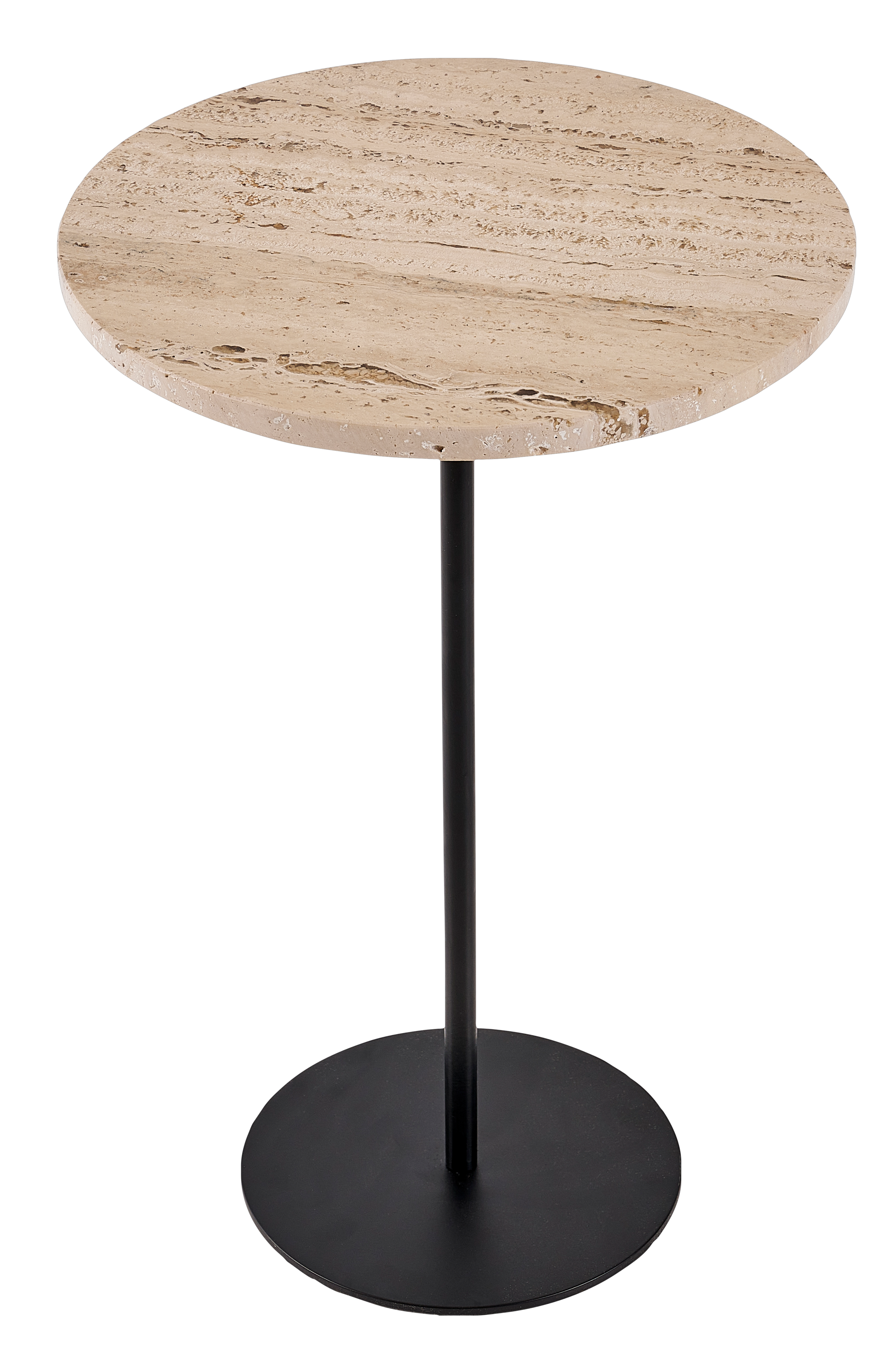 TREVOR Bijzettafel beigeH 52 cm - Ø 35 cm