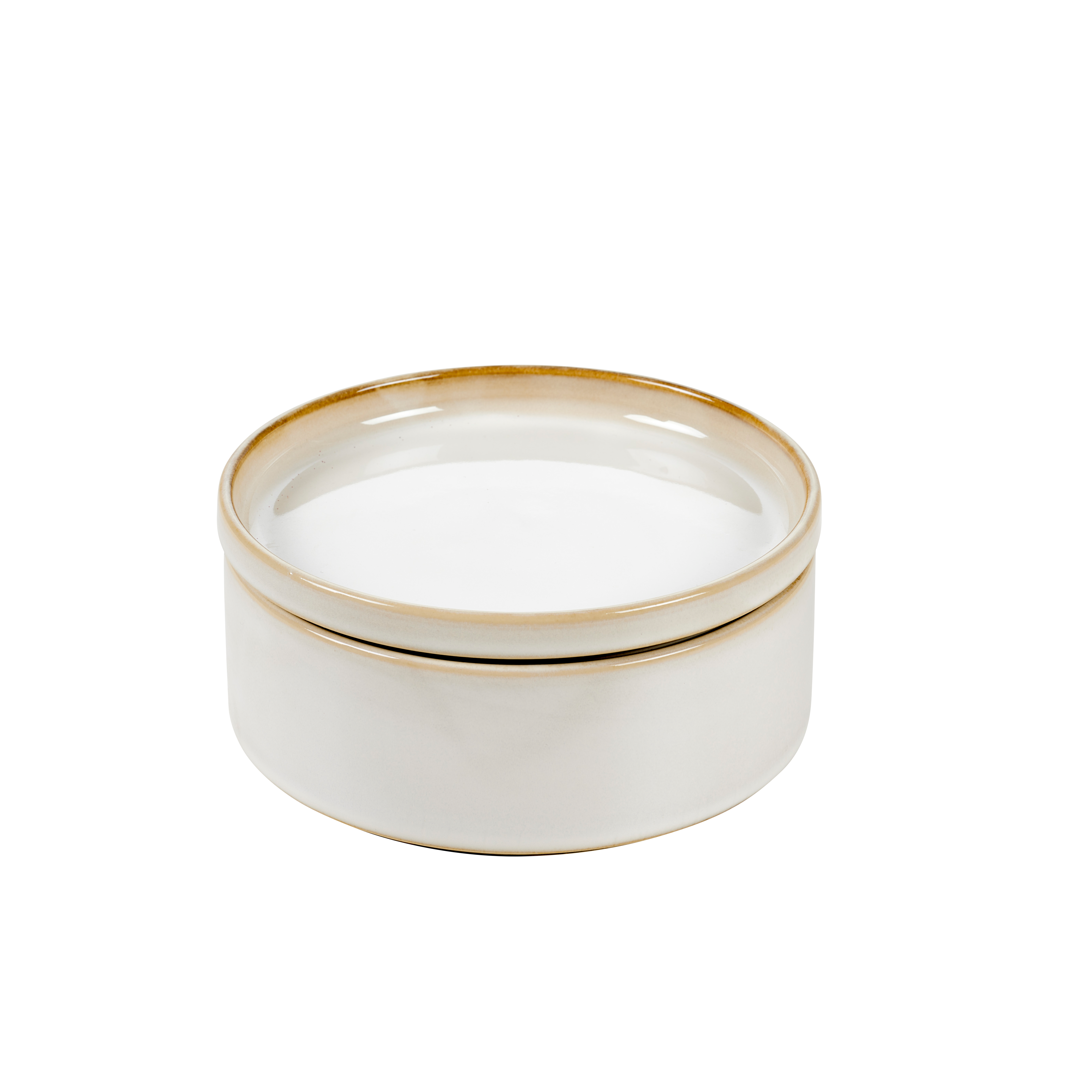 MINERAL MARBLE Bowl 60 CL wit - set van 4 H 6 cm - Ø 16 cm