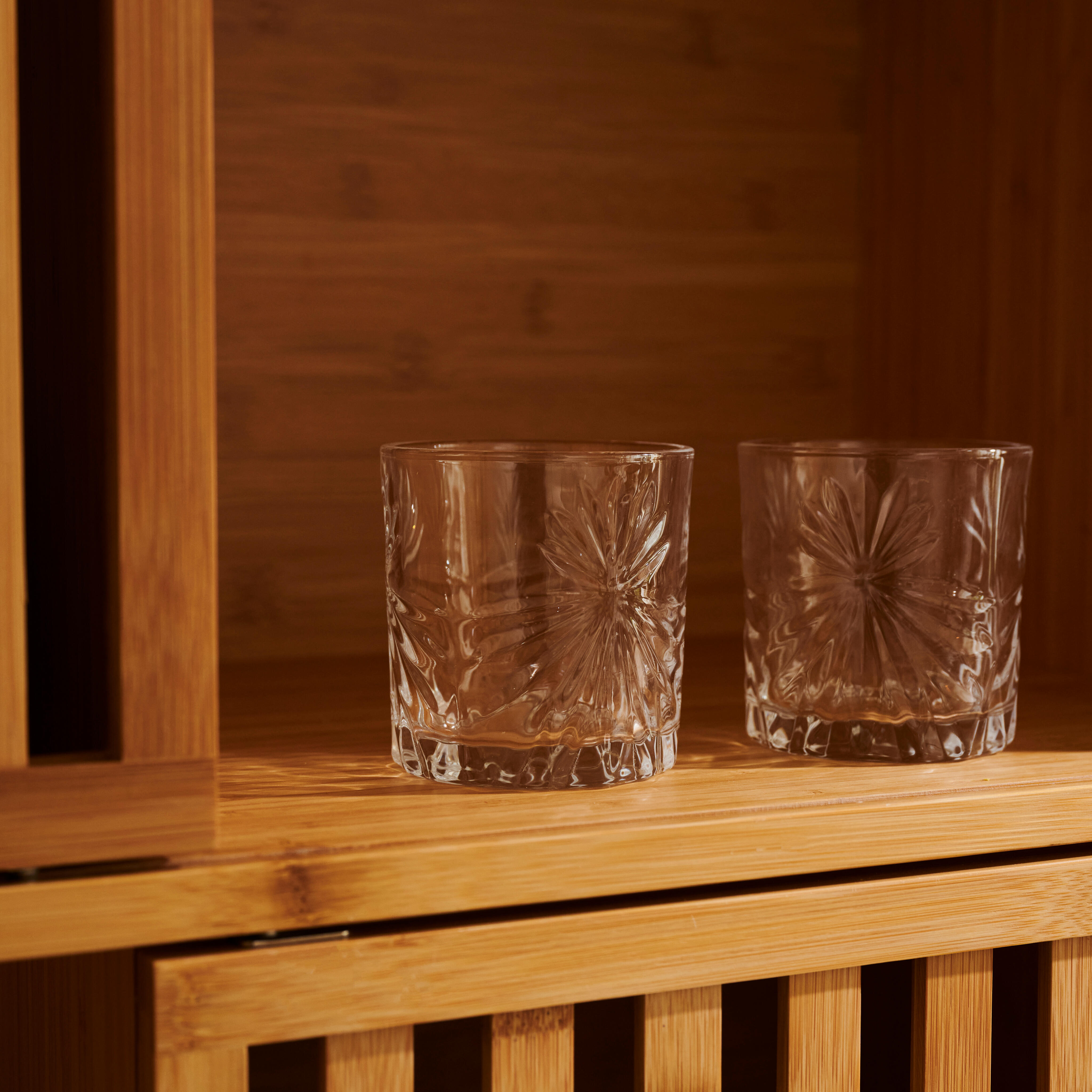 BAR Glazen set van 6 transparantH 8,5 cm - Ø 8,2 cm
