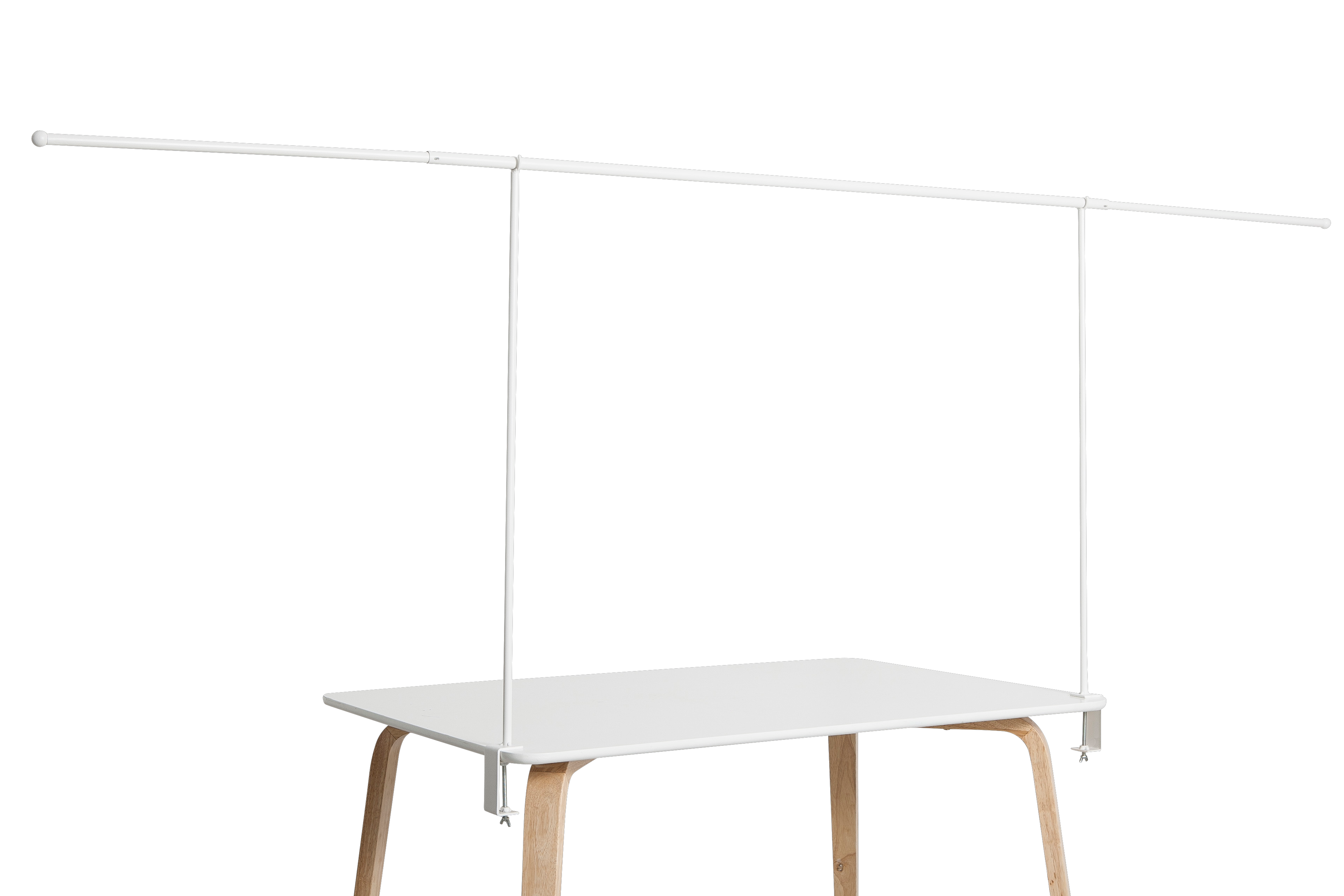 Tafelklem uitrek. 140-250 cm witH 90 x B 140 x D 5 cm
