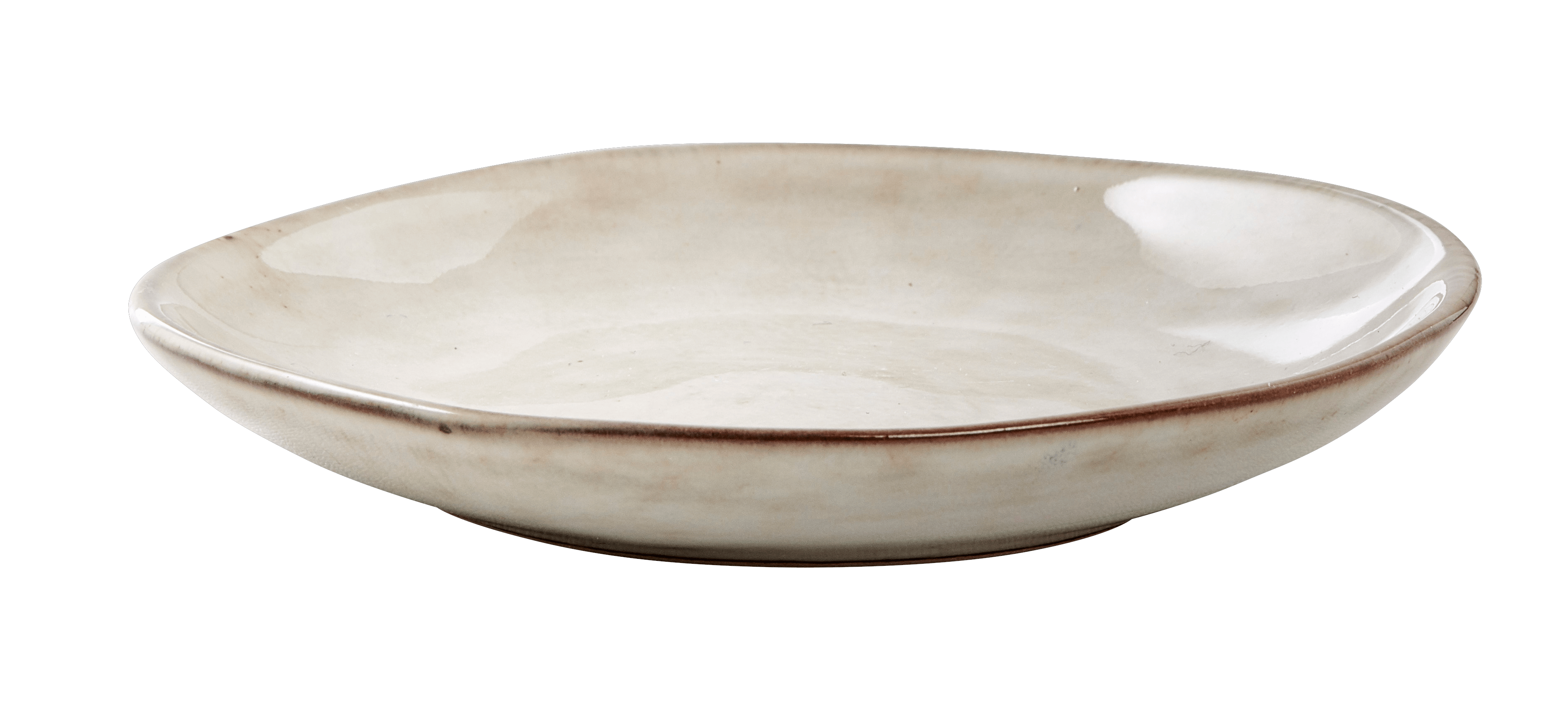 EARTH MARL Bord crème - set van 4 Ø 10 cm