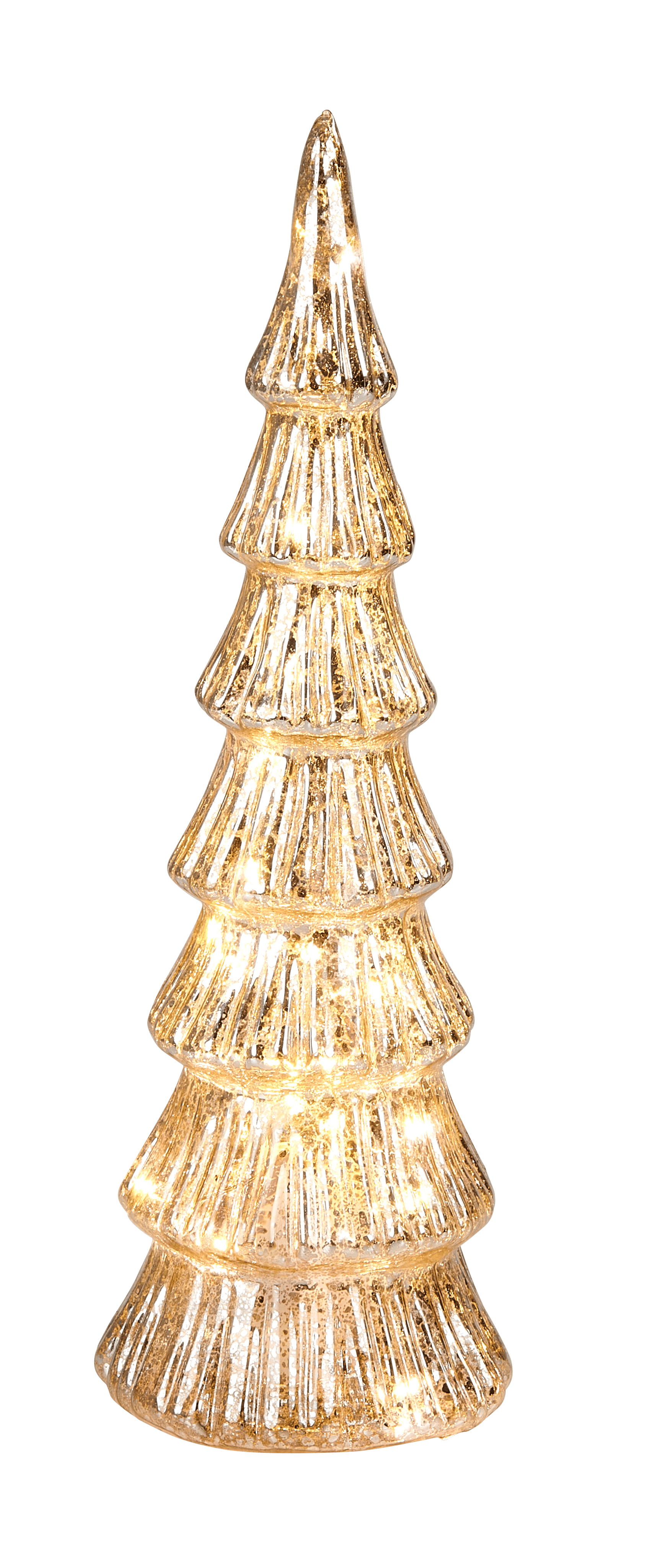 TILLIE Deco boom met 20 led zilverH 32 cm - Ø 10,5 cm