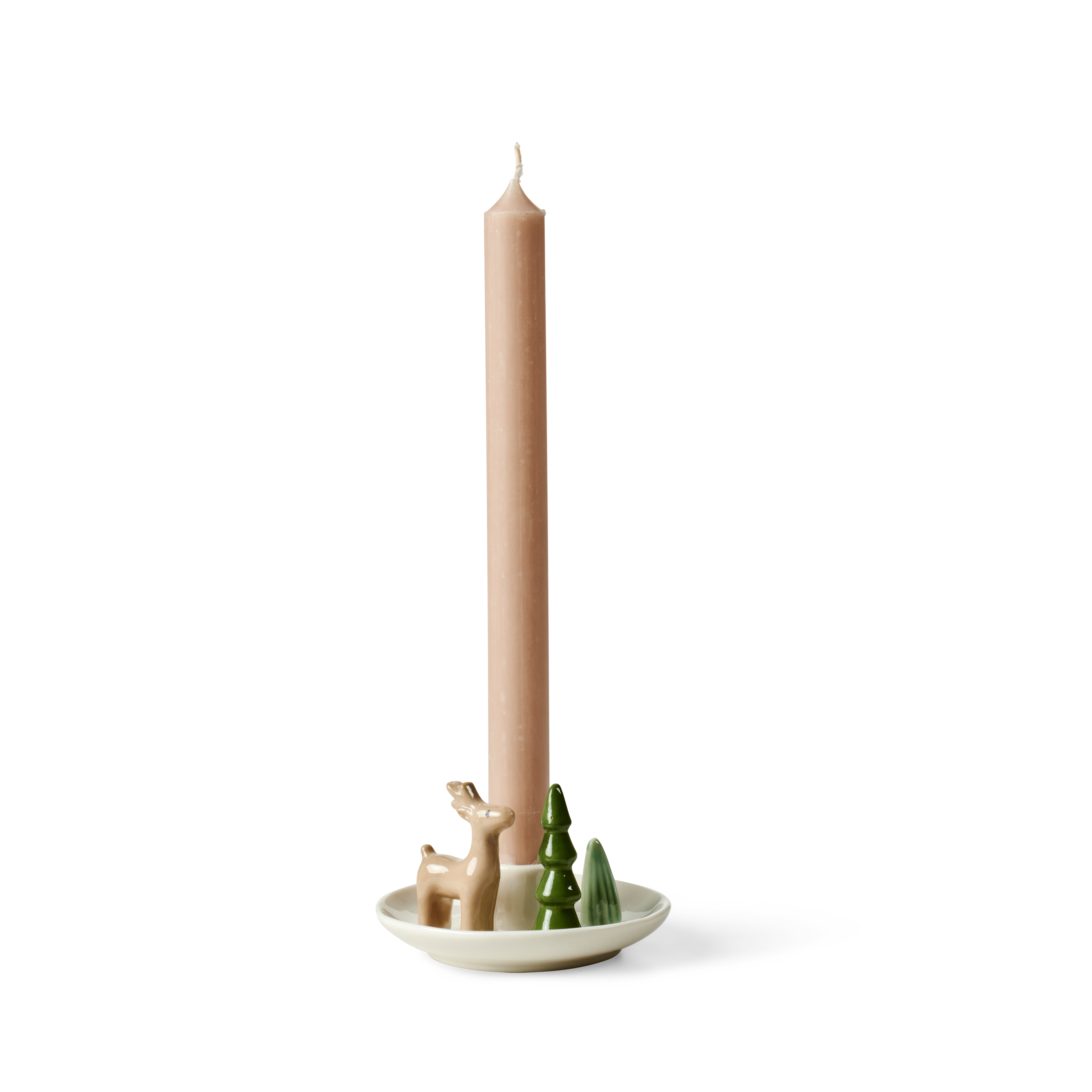 X-MAS STONE Kaarsenhouder witH 6,8 cm - Ø 10,5 cm