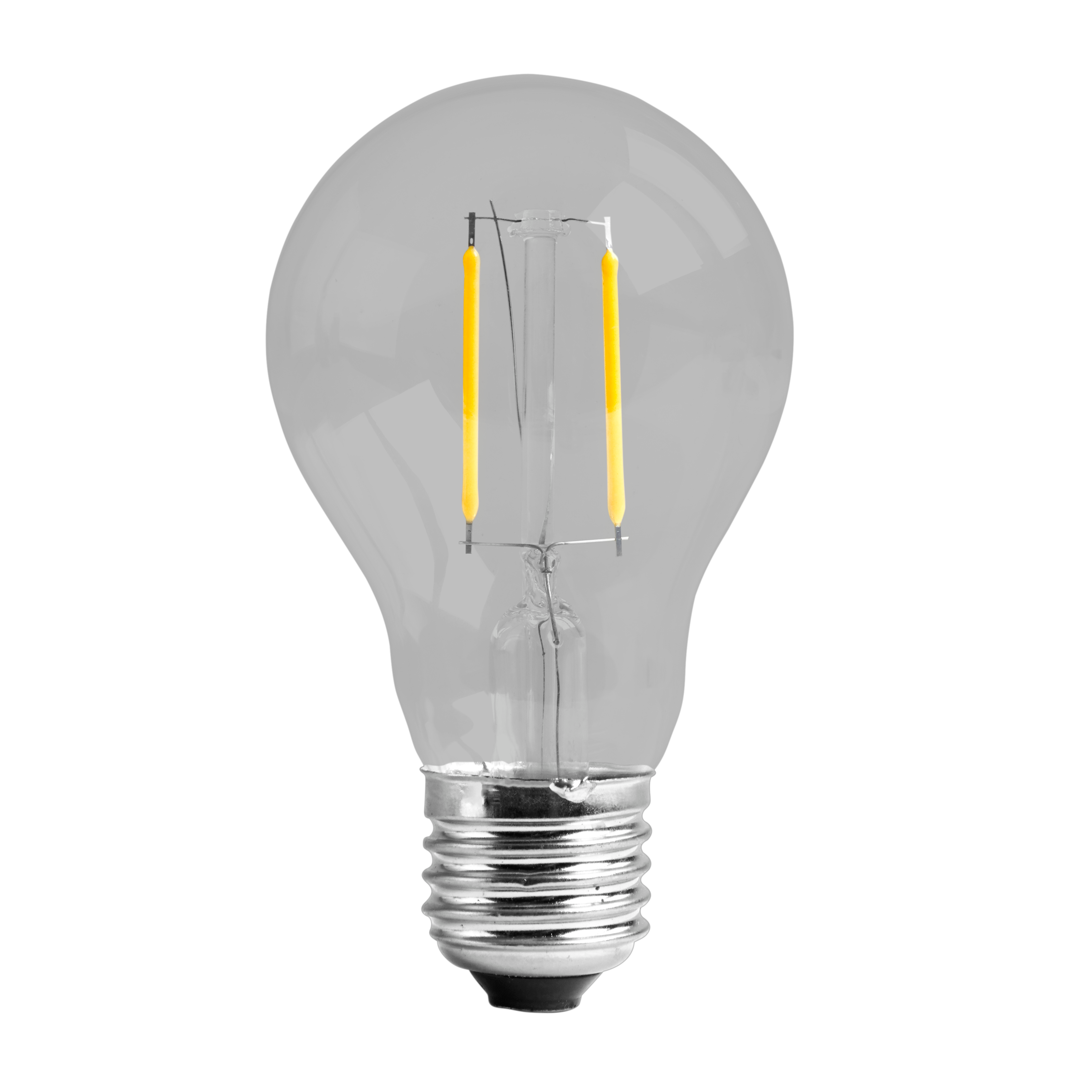 BATI Bulb batterij E27 transparantH 10,5 cm - Ø 6 cm