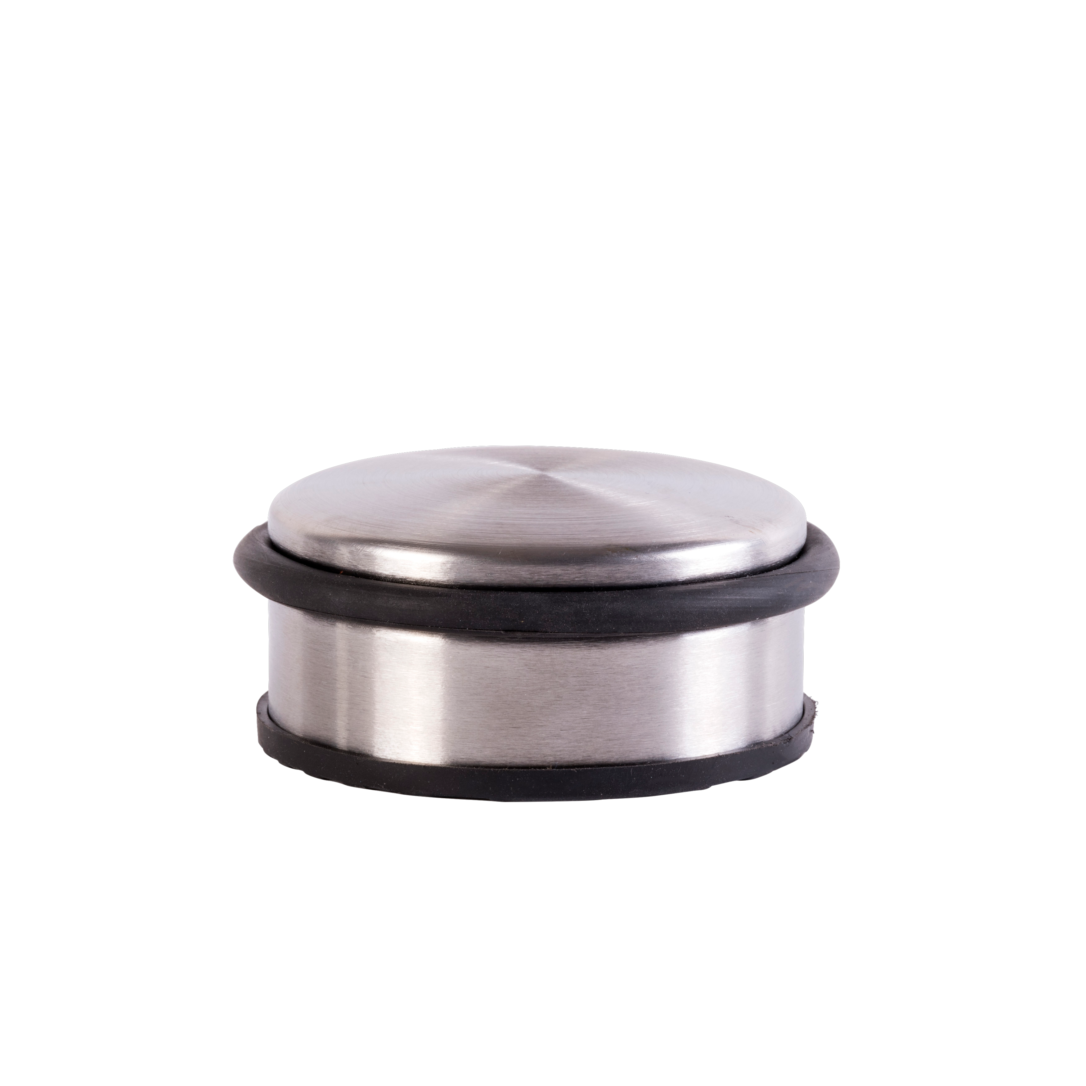 STAINLESS Deurstopper zilverH 4 cm - Ø 10 cm