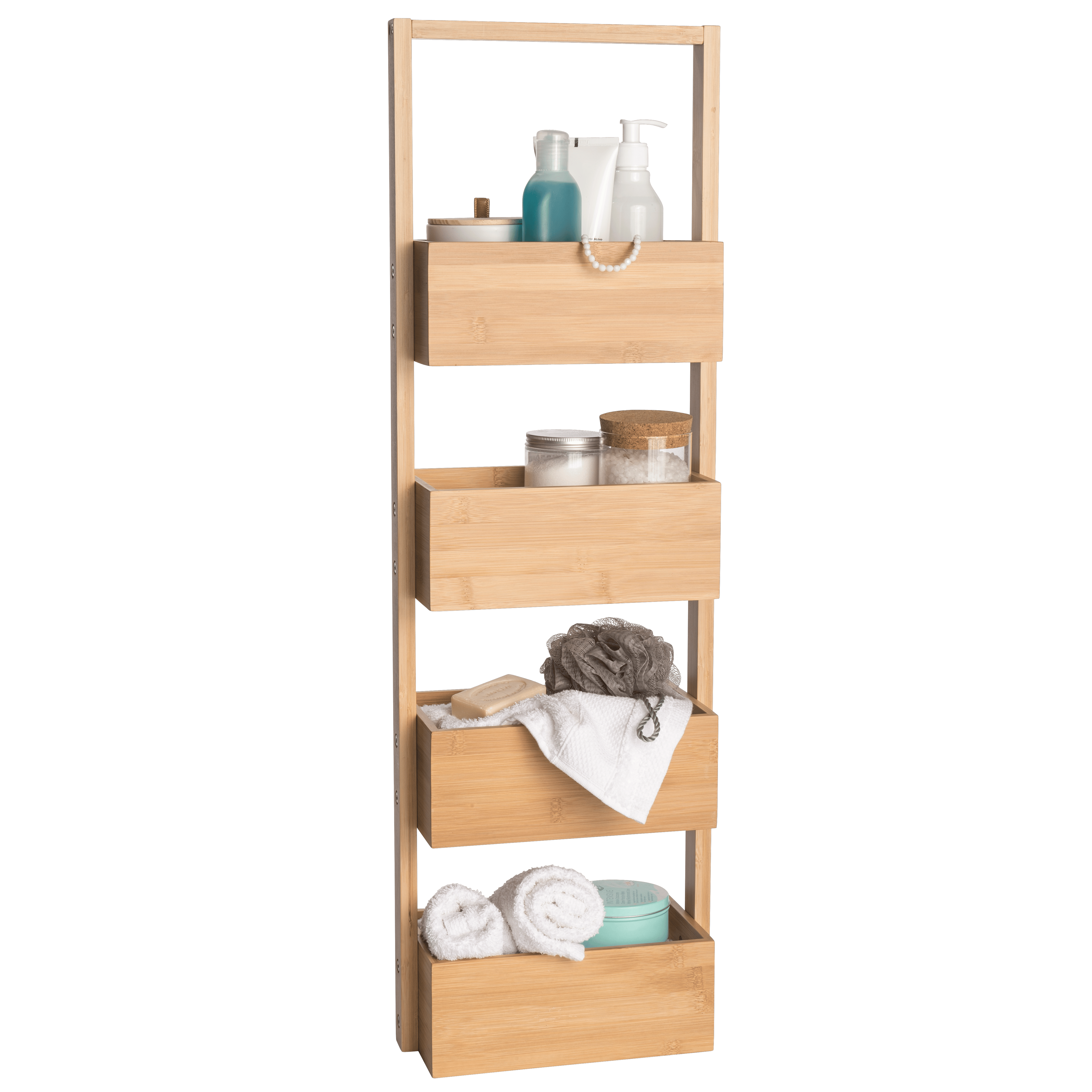 BAMBOO Opbergrek XL naturelH 88 x B 28 x D 15 cm