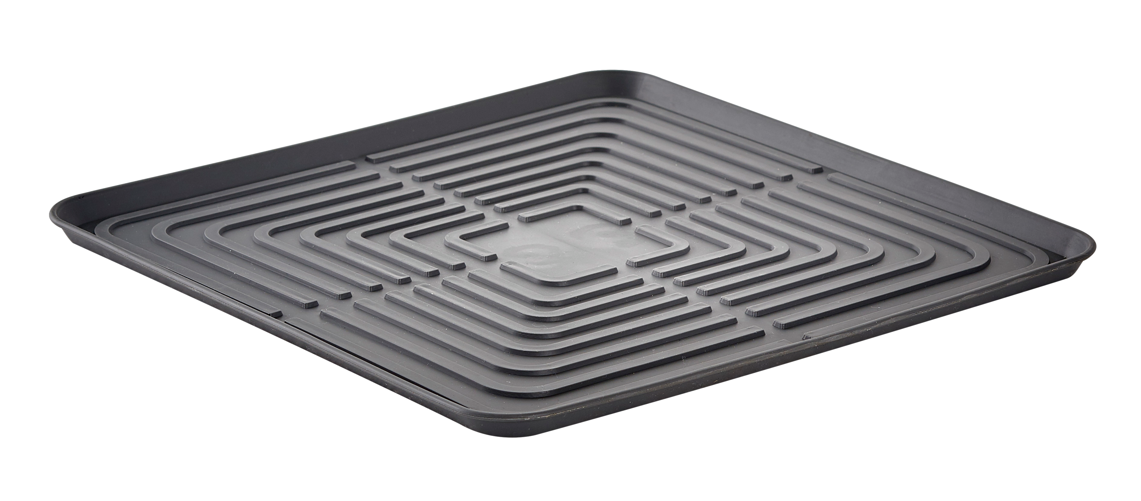 SINK Afdruipmat grijsH 1 x B 31 x D 31 cm - CASA