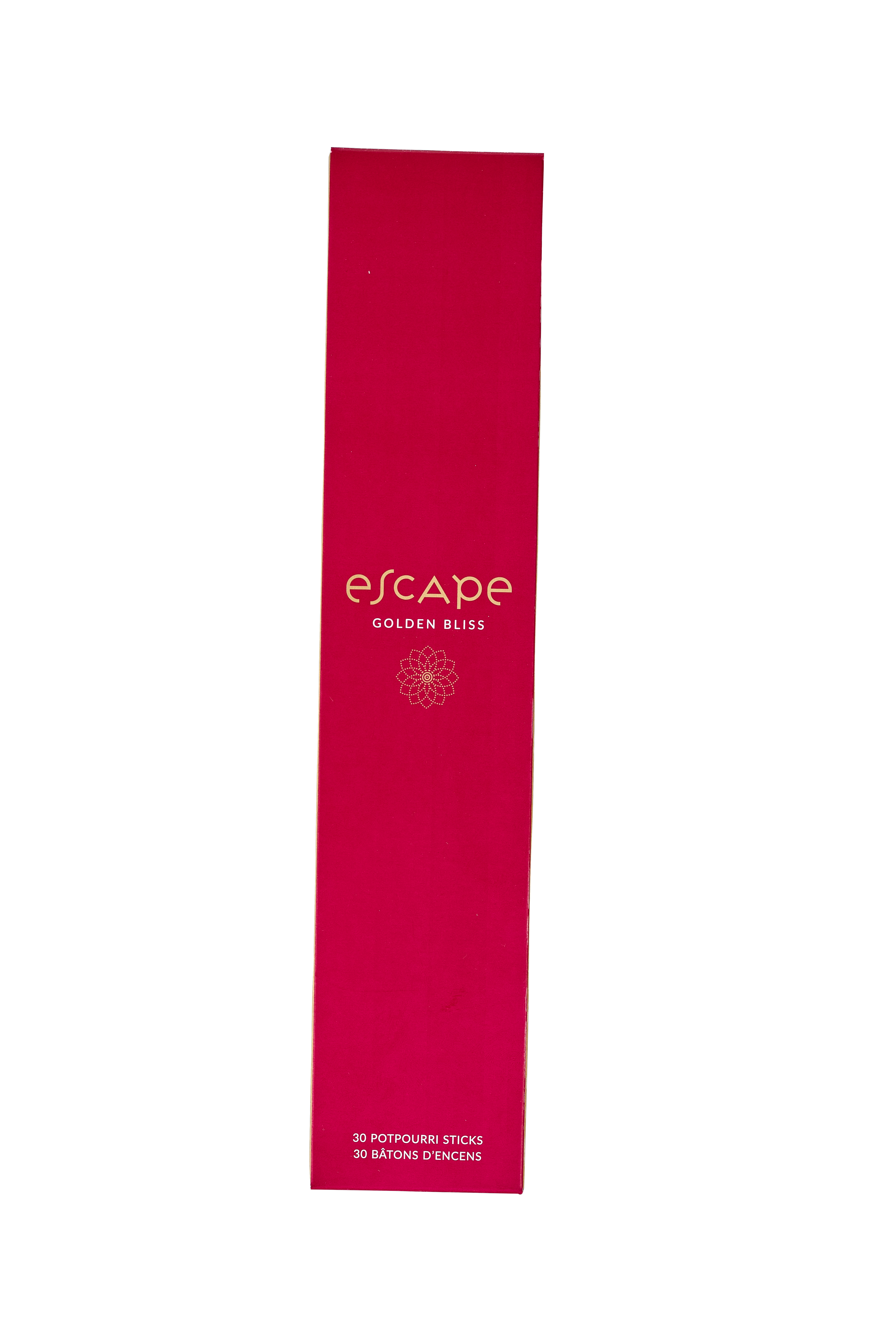 ESCAPE GOLDEN BLISS Wierook 30 stokjes bordeauxH 29 x B 6 x D 0,5 cm