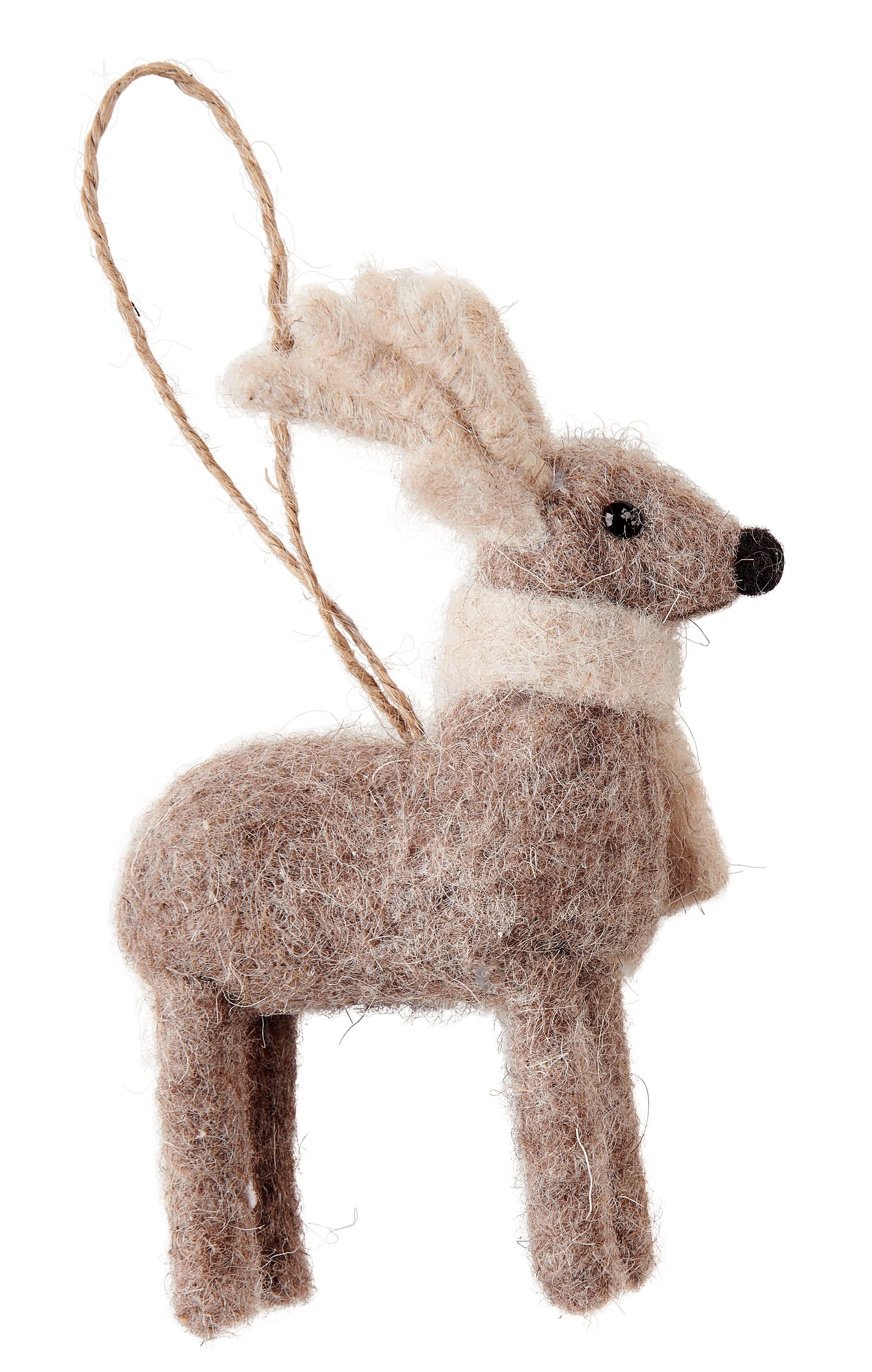 PHIL Hangdecoratie bruinH 11 x B 7 x D 3 cm