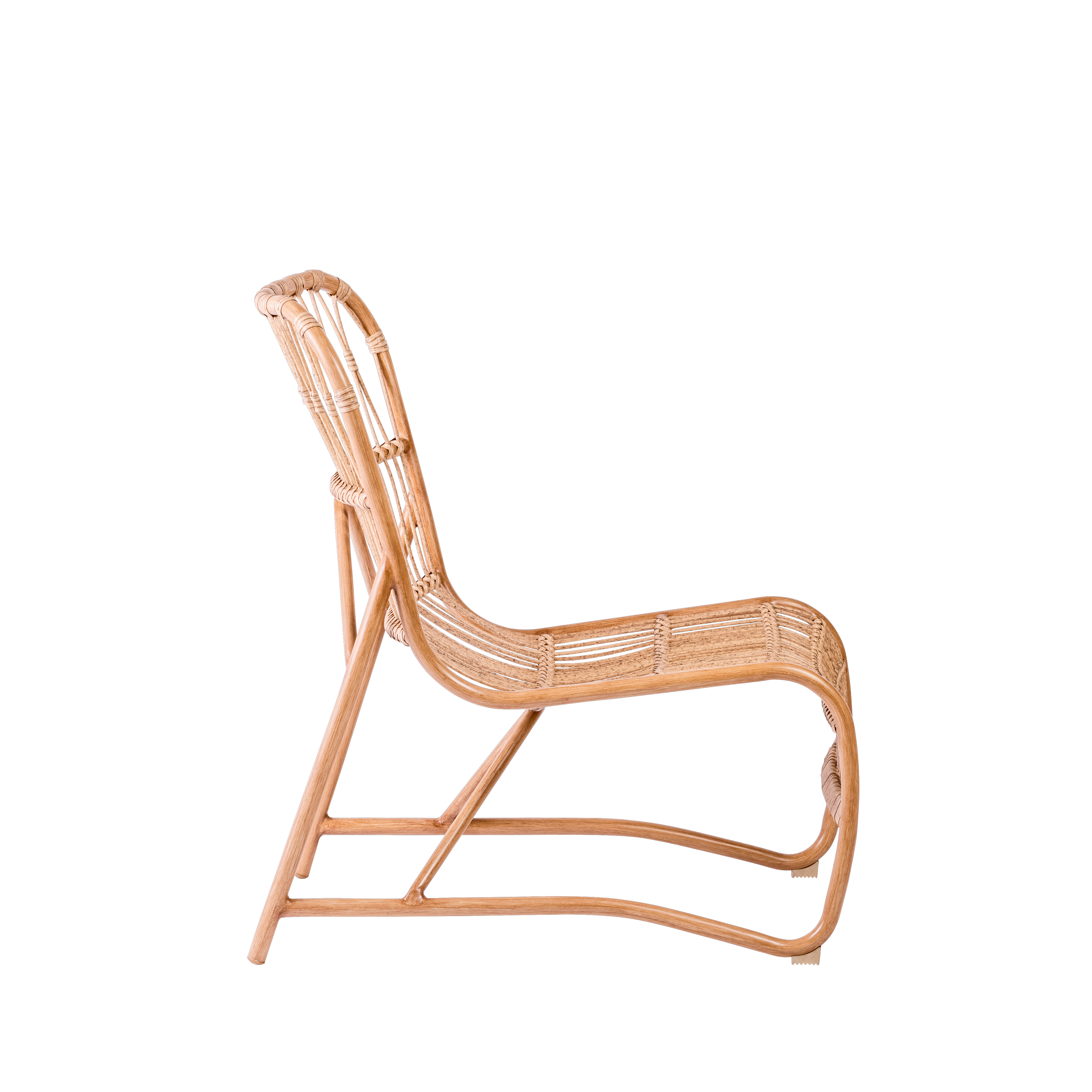 BINANG Lounge zetel naturelH 88 x B 61 x L 81 cm - CASA