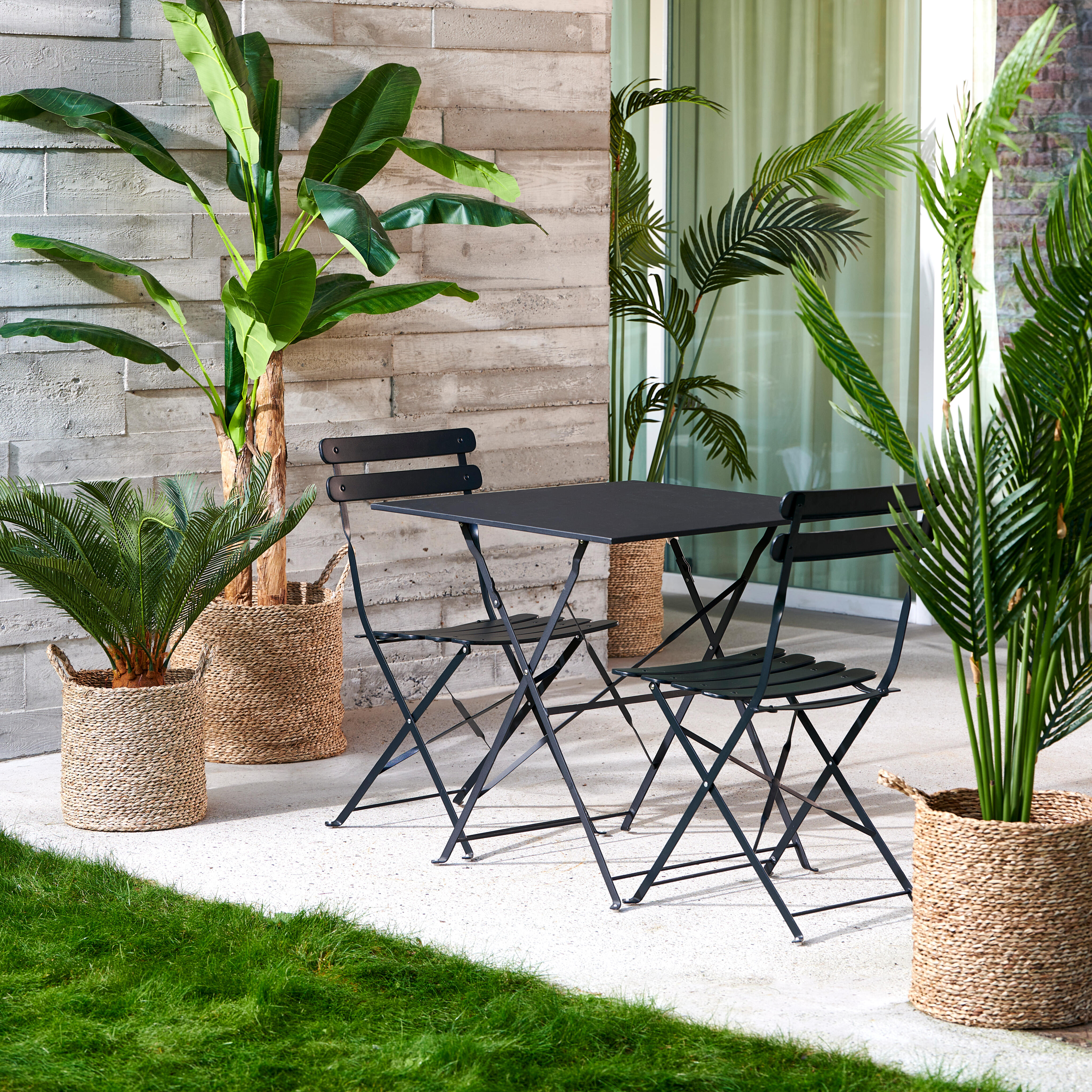 IMPERIAL Vouwstoel zwartH 82 x B 42 x D 46,5 cm