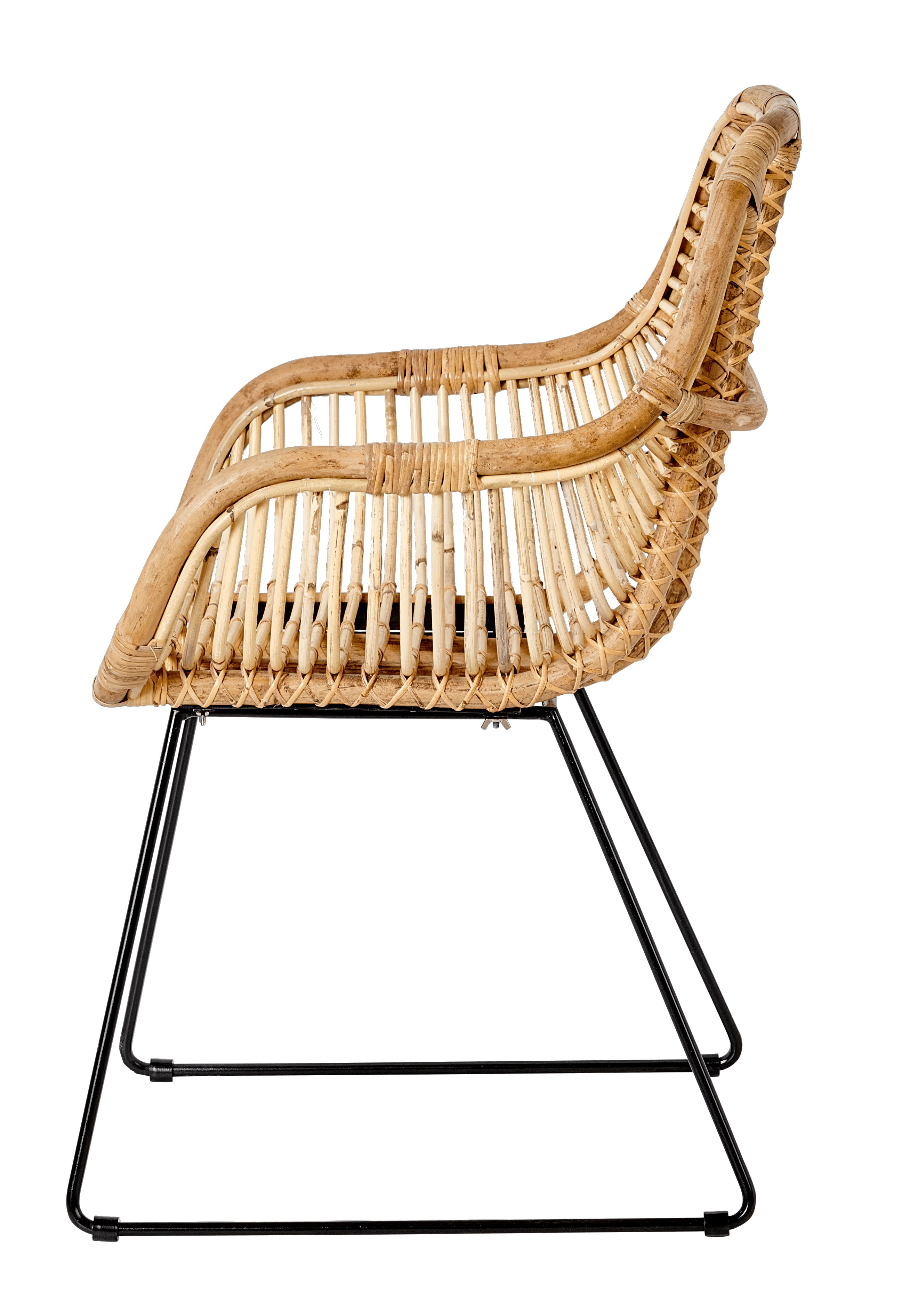 ROTAN Eetkamerstoel naturelH 87 x B 55 x D 54 cm