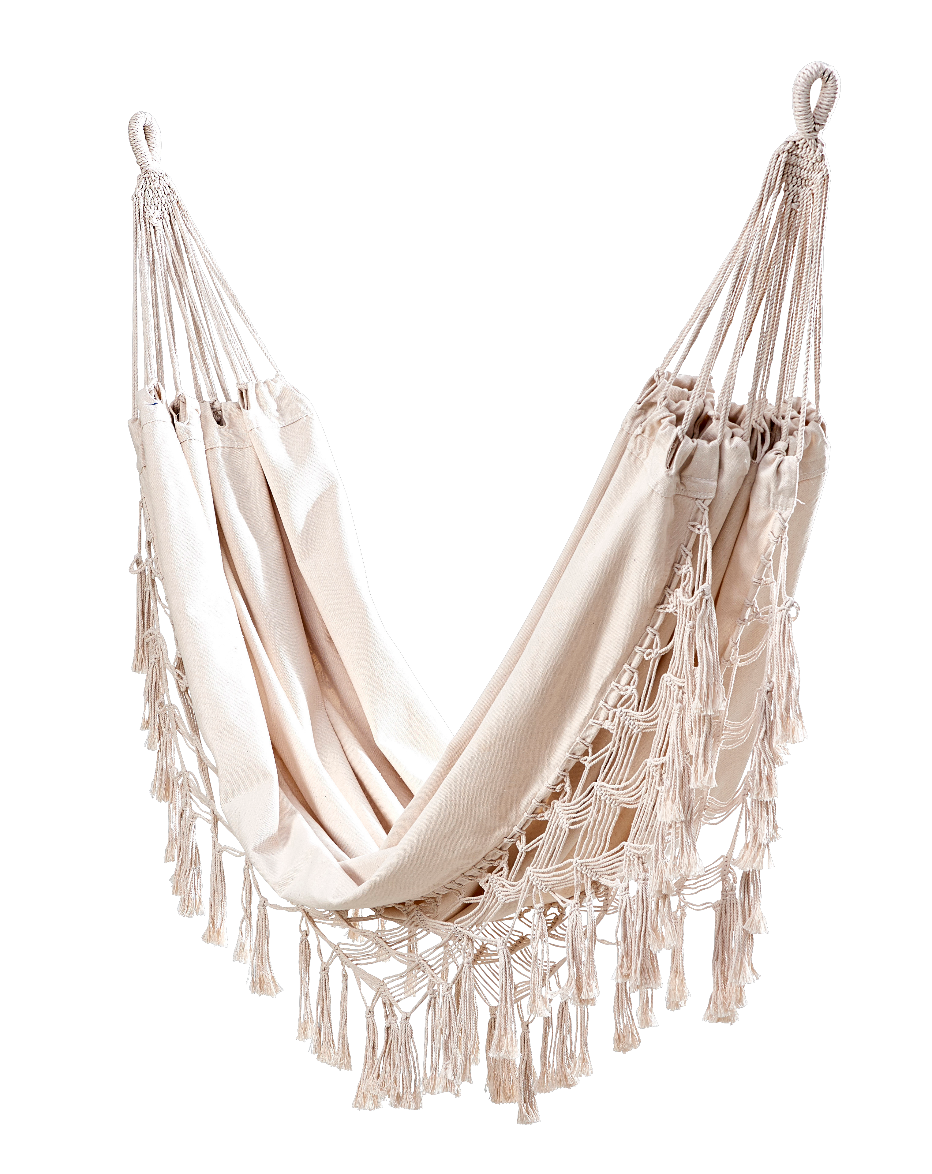 MACRAME Hangmat wit gebroken witB 150 x L 200 cm - CASA