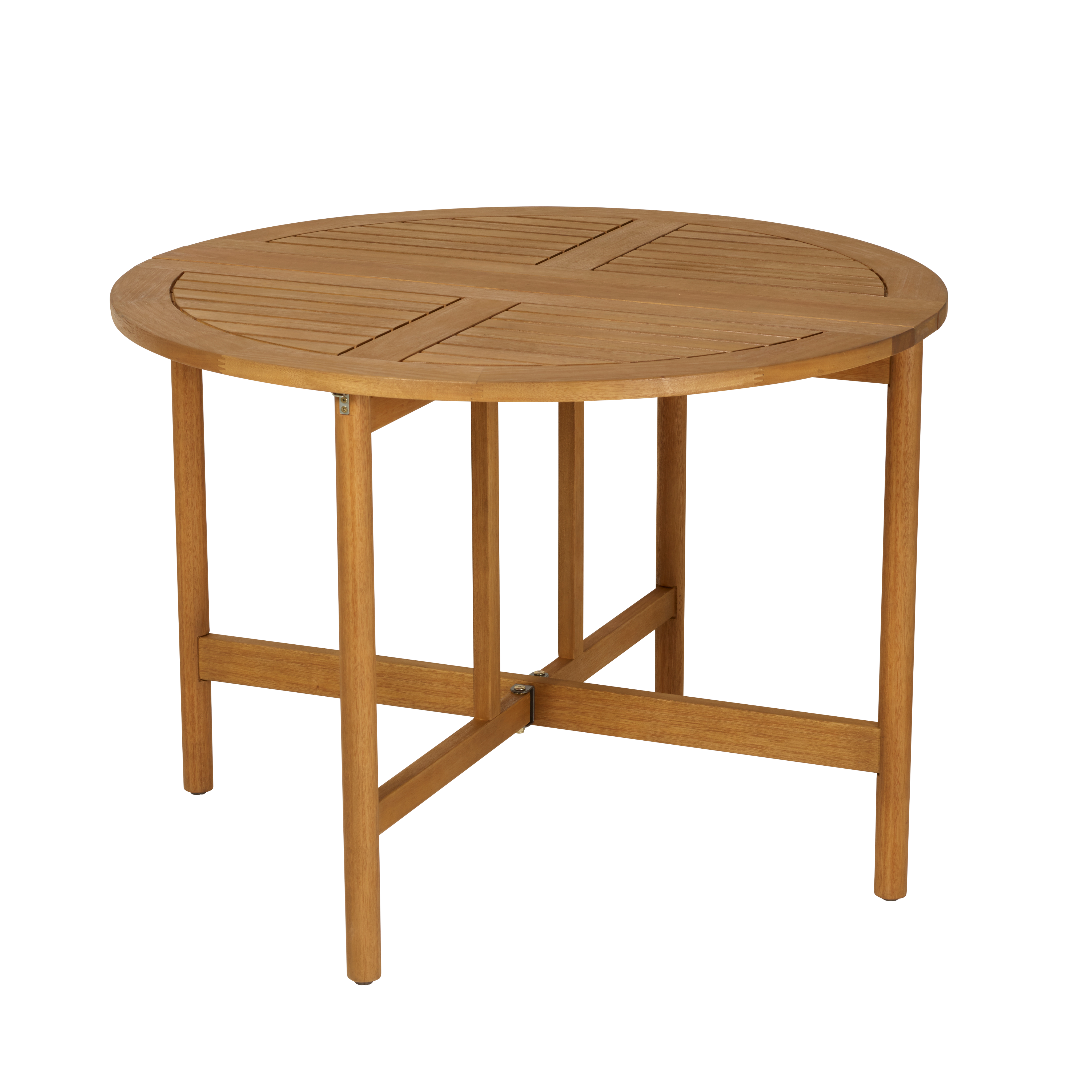 PORTLAND Vouwtafel naturelH 75 cm - Ø 105 cm