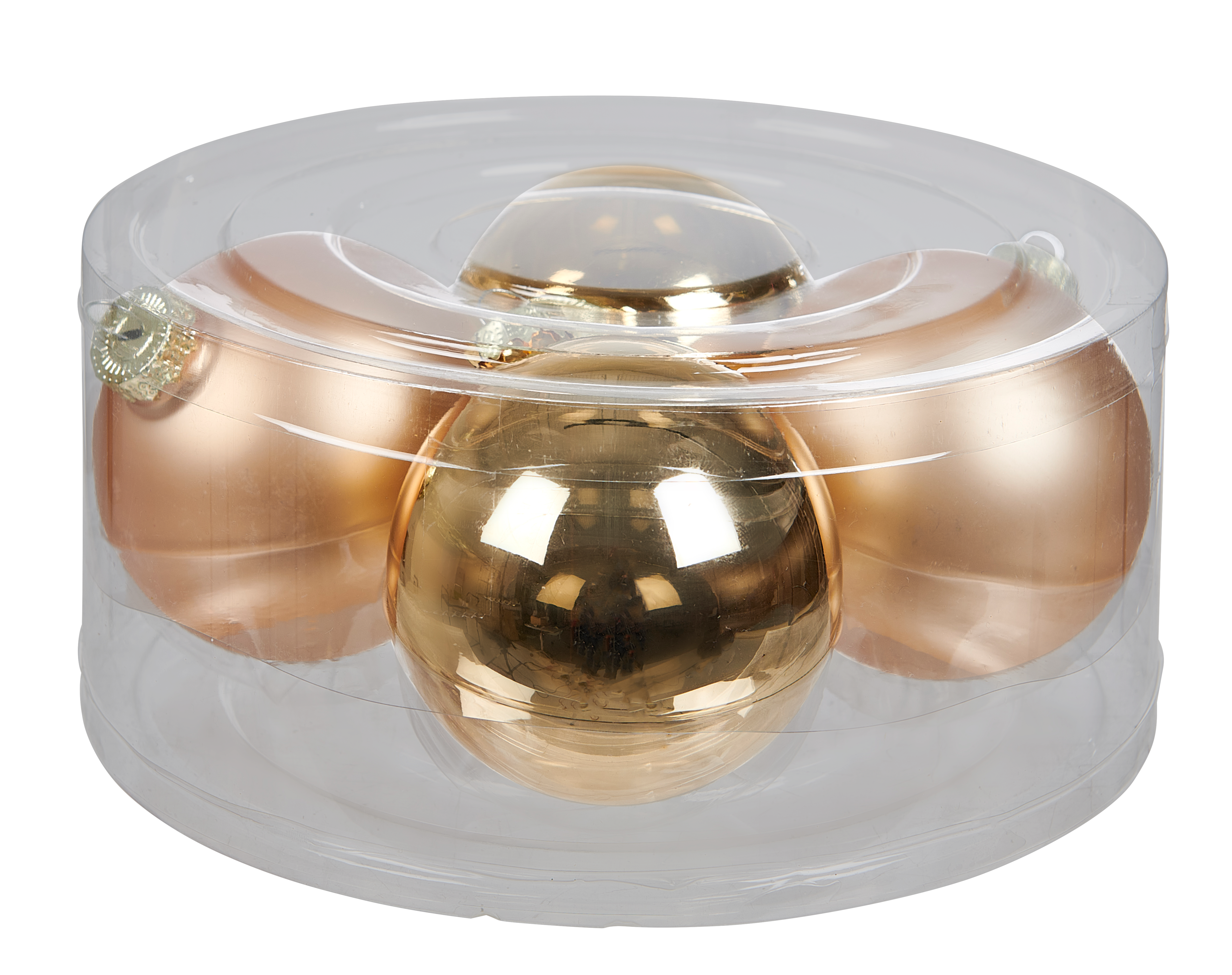 GOLD Ballen set van 4 goudØ 8 cm