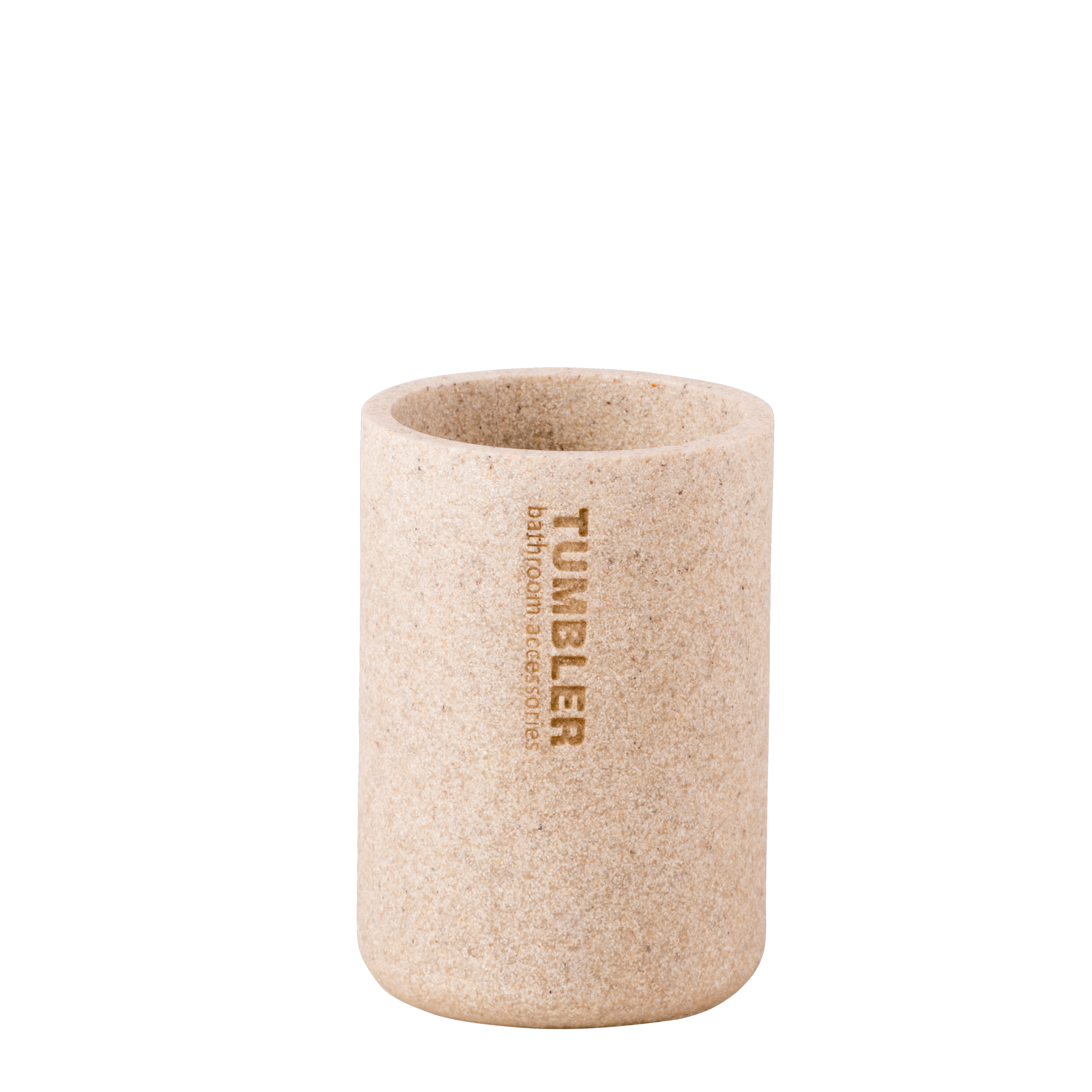 NEW RESIN Beker naturelH 11,5 cm - Ø 7,9 cm