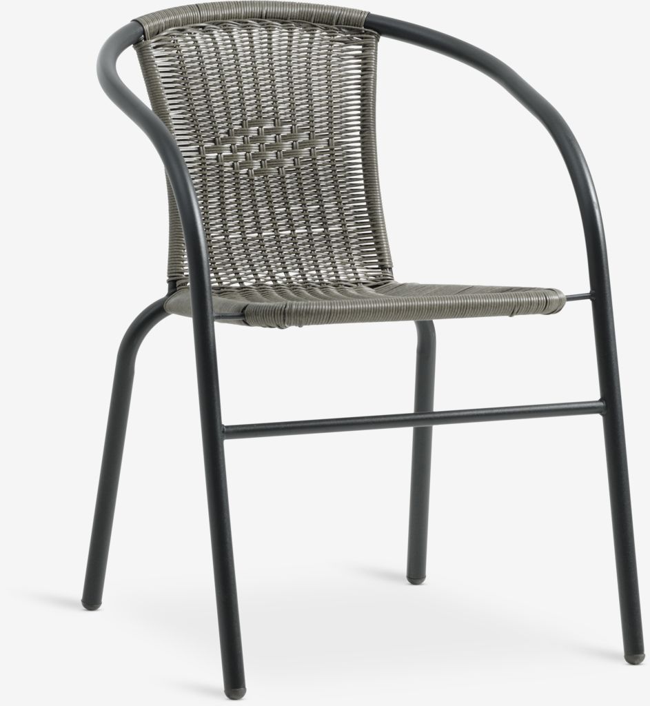 Stacking chair GRENAA black - CASA