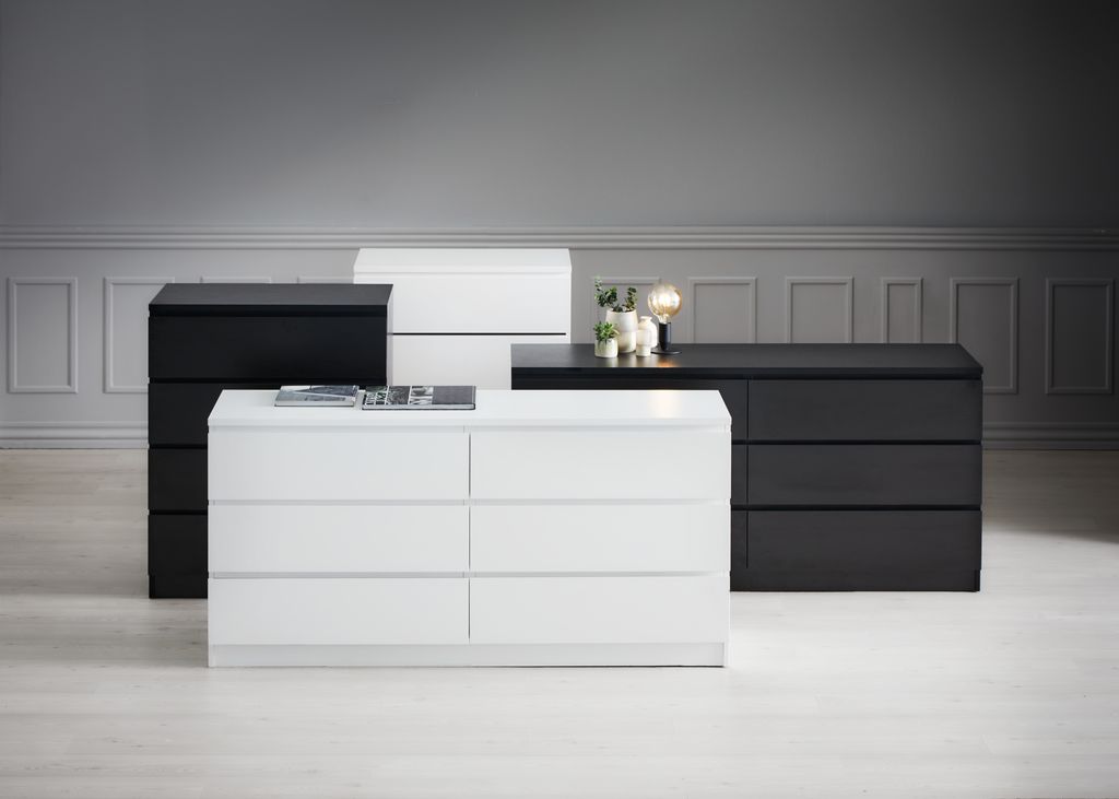 4 drawer chest LIMFJORDEN white - CASA