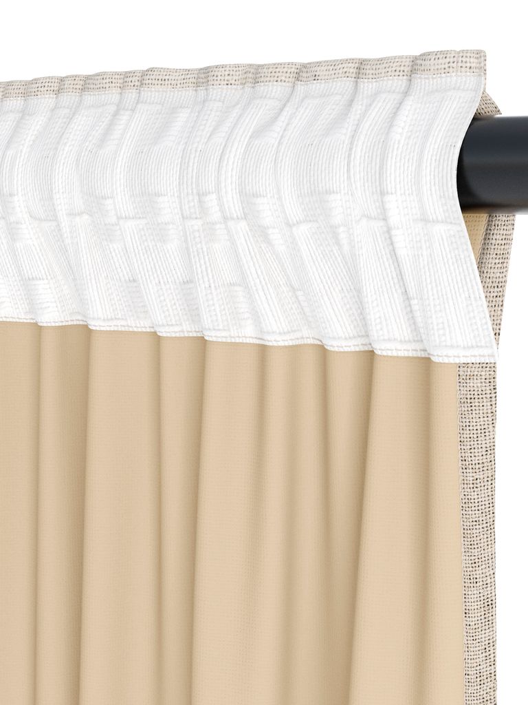 Blackout curtain ALDRA 1x140x175 sand - CASA