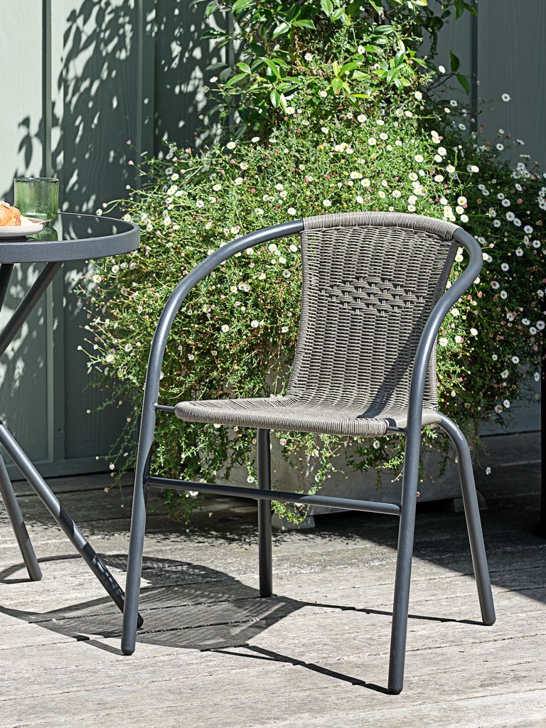 Stacking chair GRENAA black - CASA