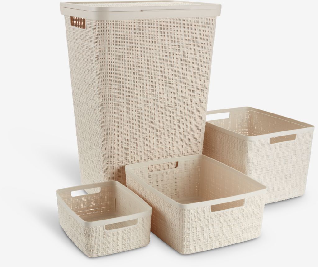 Laundry basket JUTE W42xL34xH60cm 58L - CASA