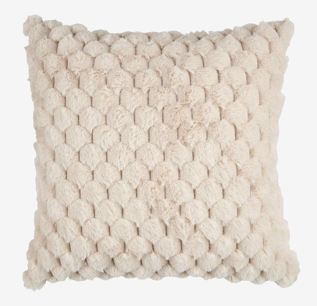 Cushion HVIDBLOMME 45x45 beige - CASA