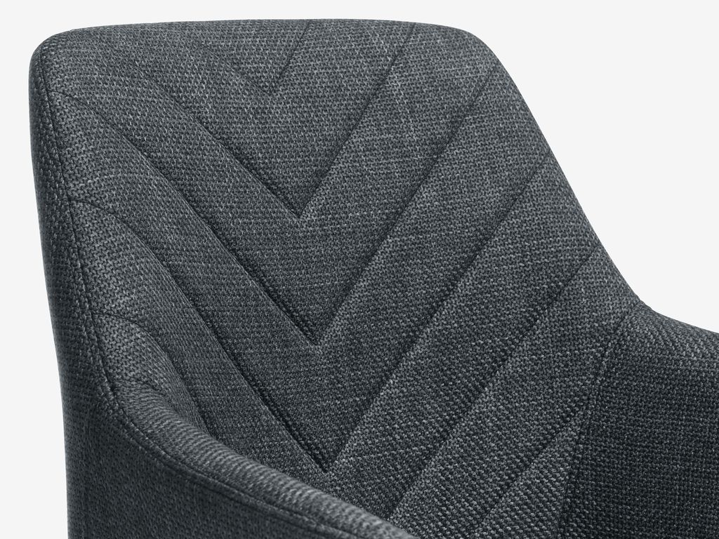 Dining chair PURHUS grey/black