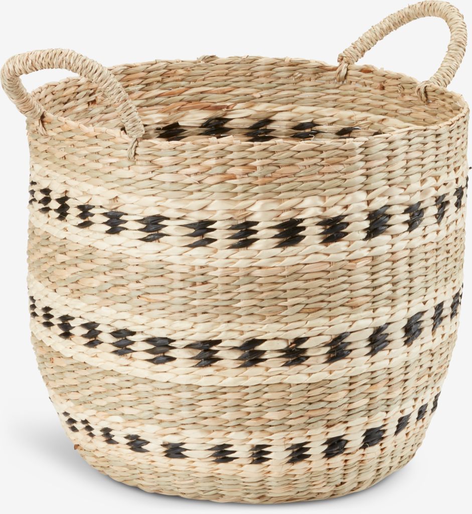 Basket VIGIL D32xH27cm seagrass - CASA