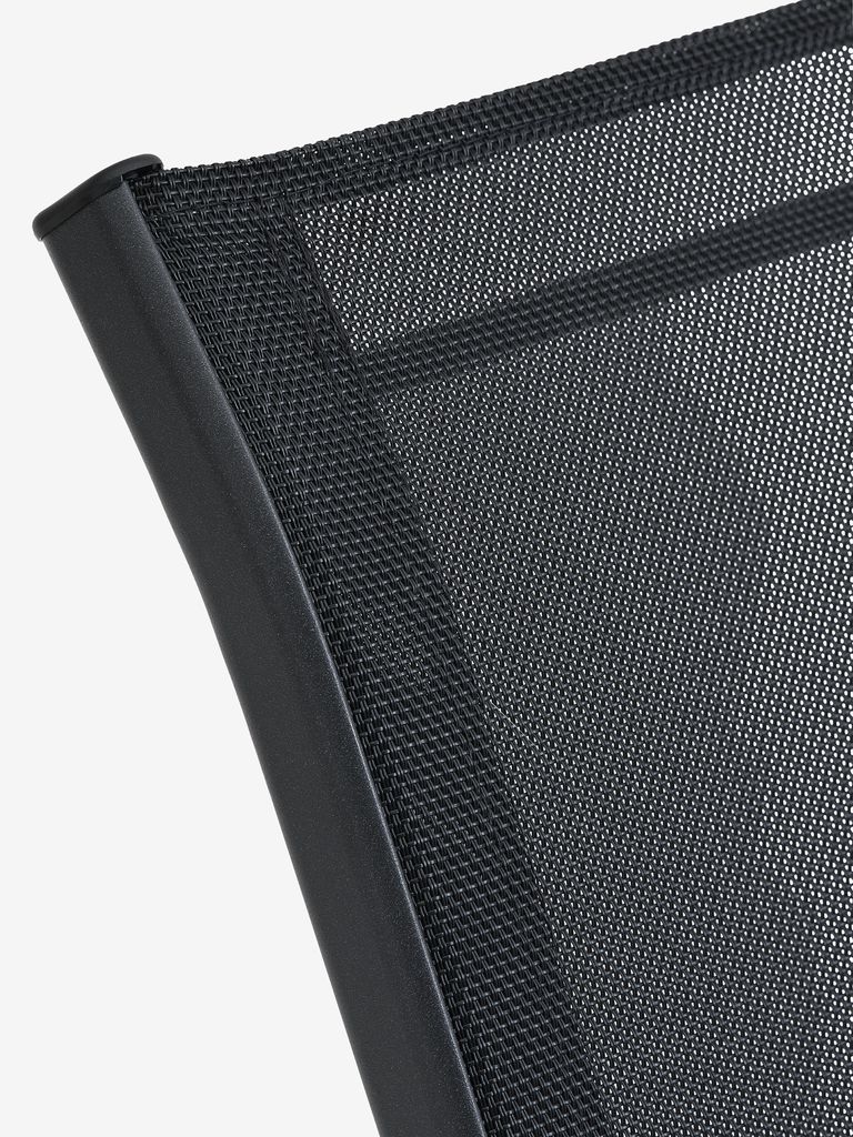 Stacking chair LEKNES black - CASA