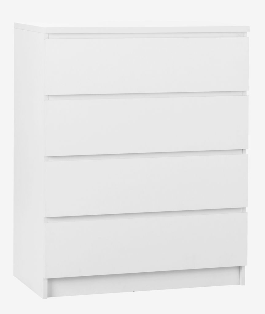 4 drawer chest LIMFJORDEN white - CASA