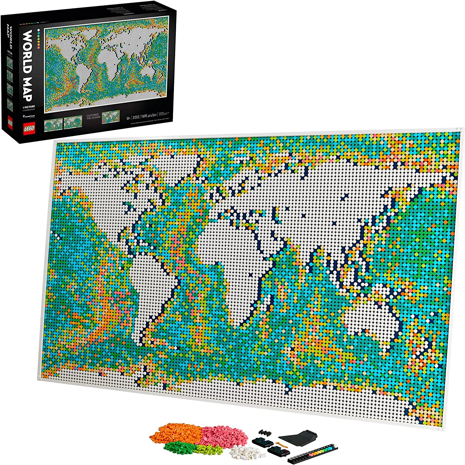 LEGO 31203 ART WORLD MAP