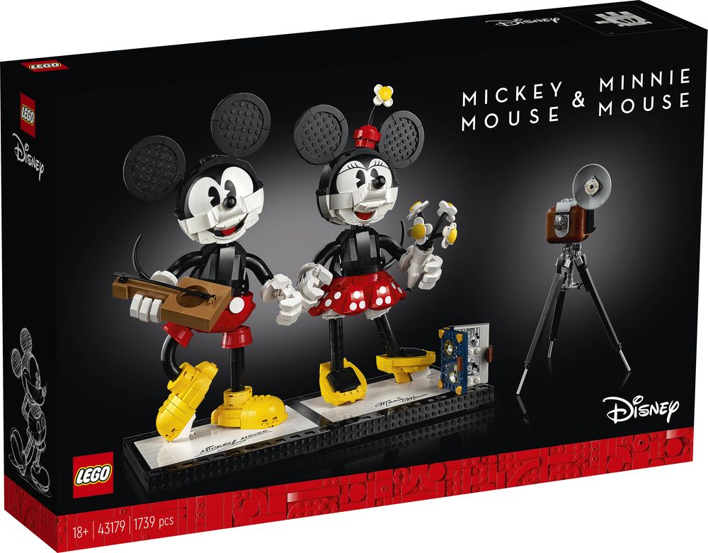 LEGO 43179 DISNEY MICKEY MOUSE & MINNIE MOUSE BUILDABLE