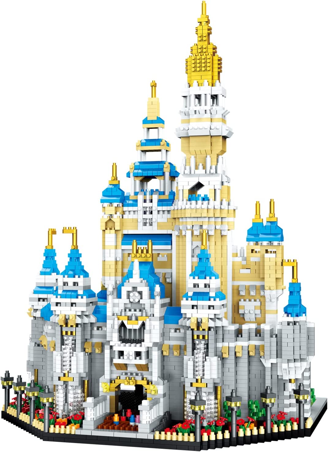 LEGO TzFioy Fairyland Castle Building Blocks Set (5297Pcs) European Architecture Model Educational Toys Micro Bricks for Kids Adults