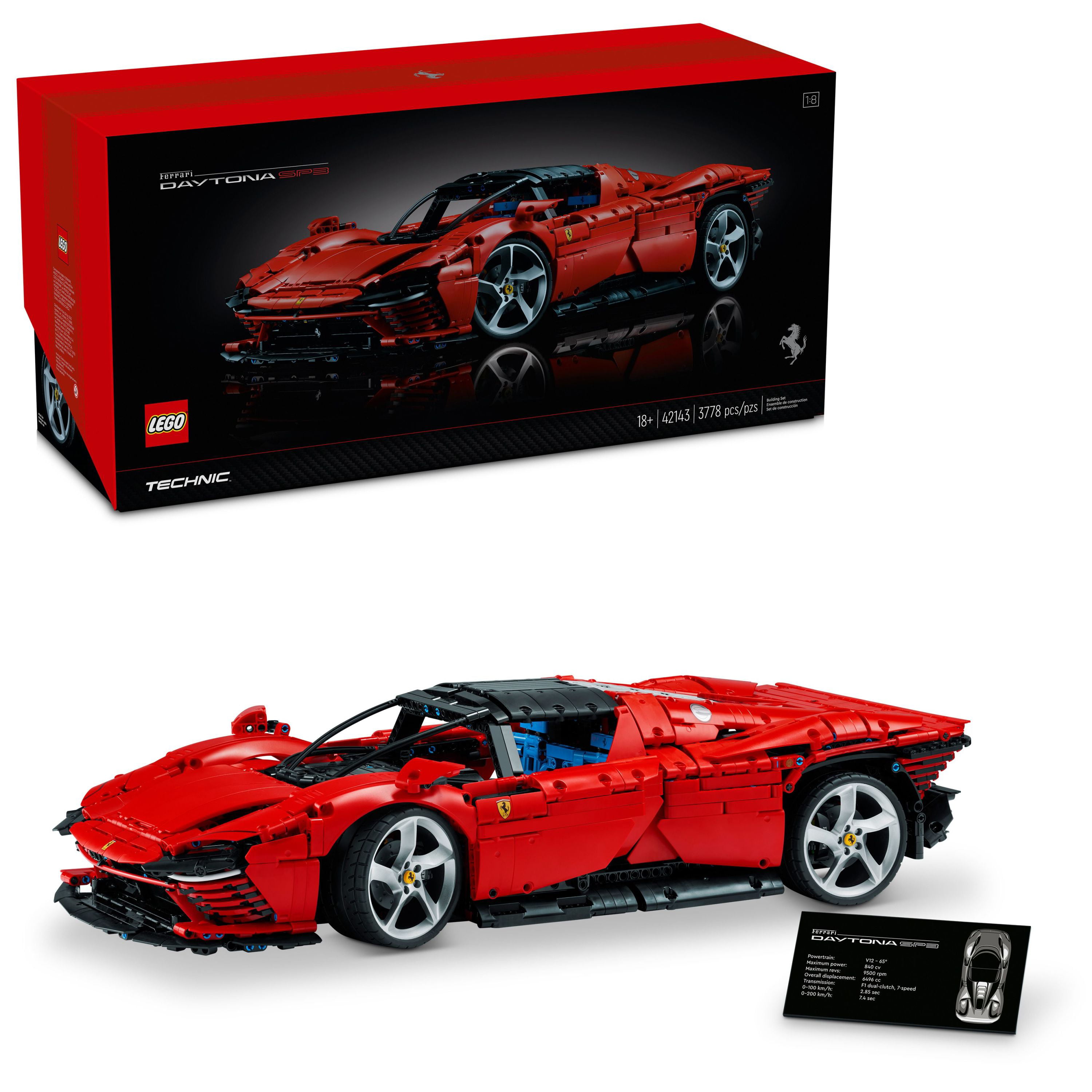 LEGO Technic Ferrari Daytona SP3 42143 Building Set (3,778 Pieces)