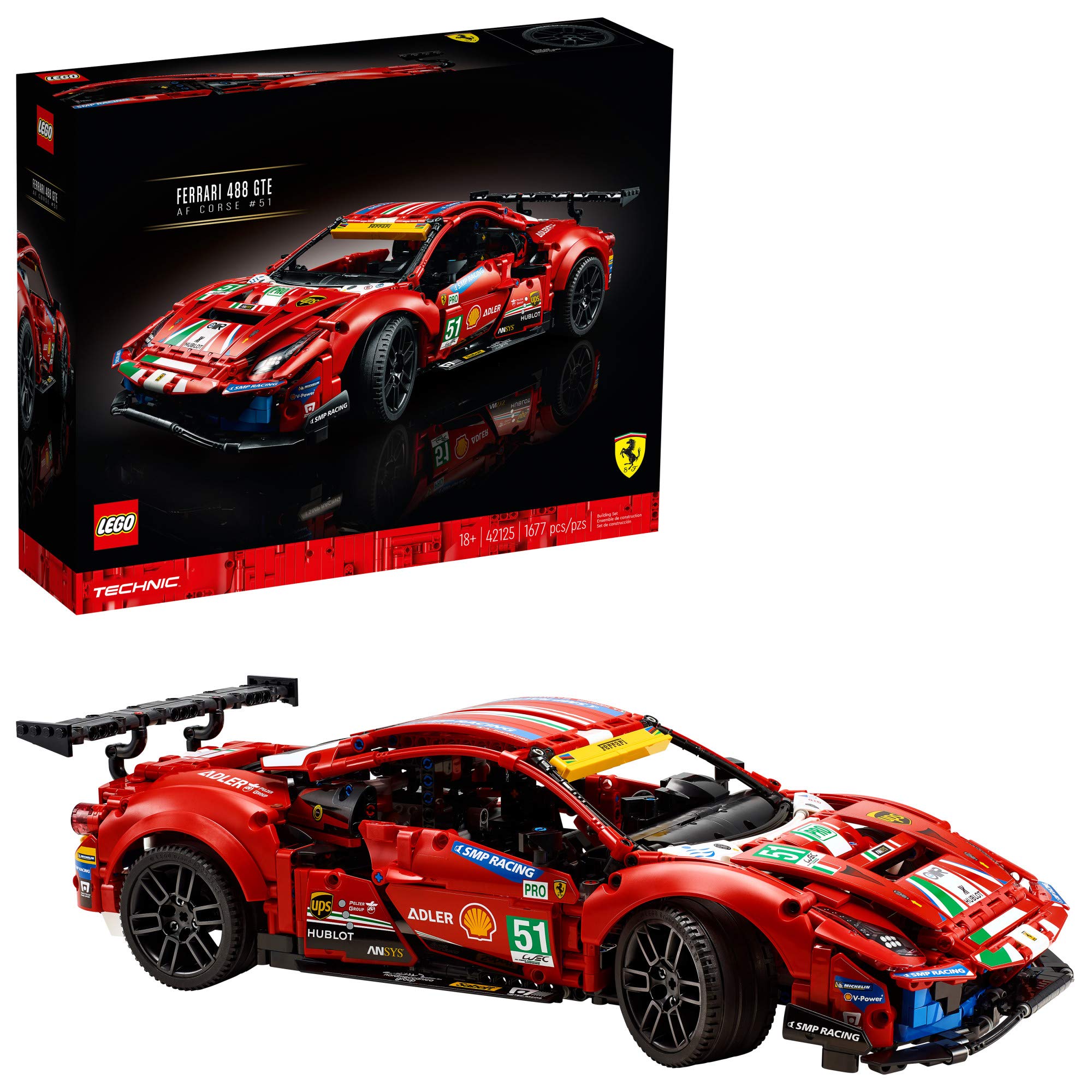 LEGO 42125 TECHNIC FERRARI 488 GTE - AF CORSE #51