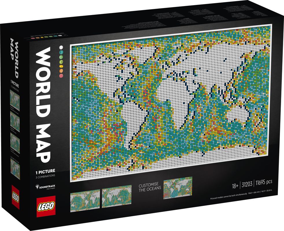 LEGO 31203 ART WORLD MAP