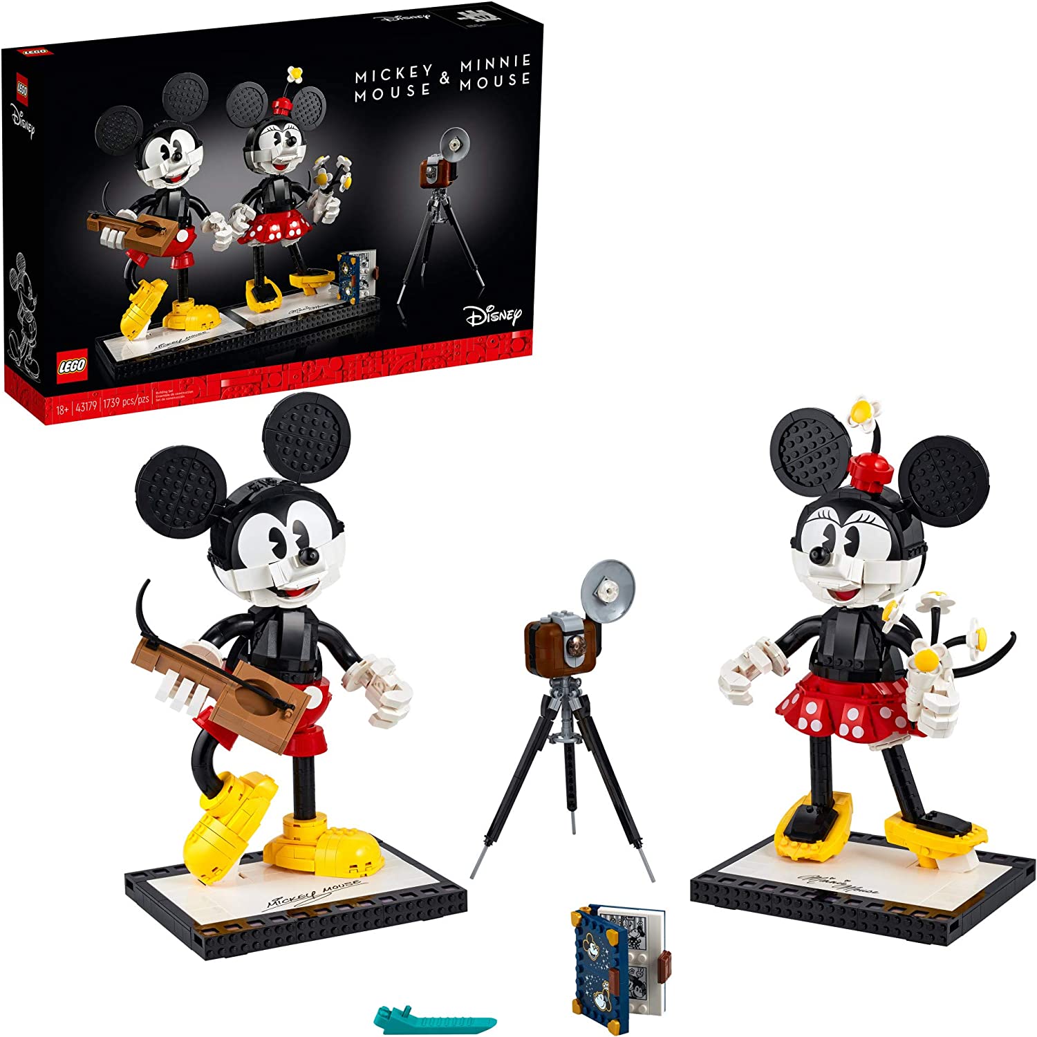LEGO 43179 DISNEY MICKEY MOUSE & MINNIE MOUSE BUILDABLE
