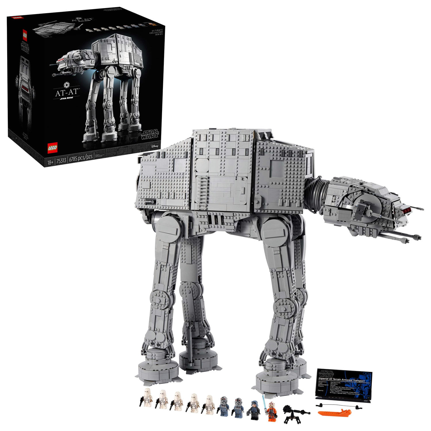 LEGO Star Wars AT-AT 75313 Ultimate Collector Series Building Kit (6,785Pieces)