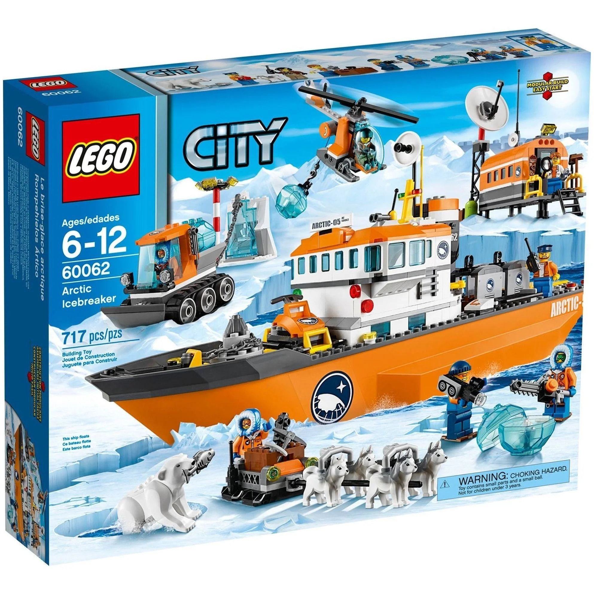 LEGO City 60062 Arctic Icebreaker