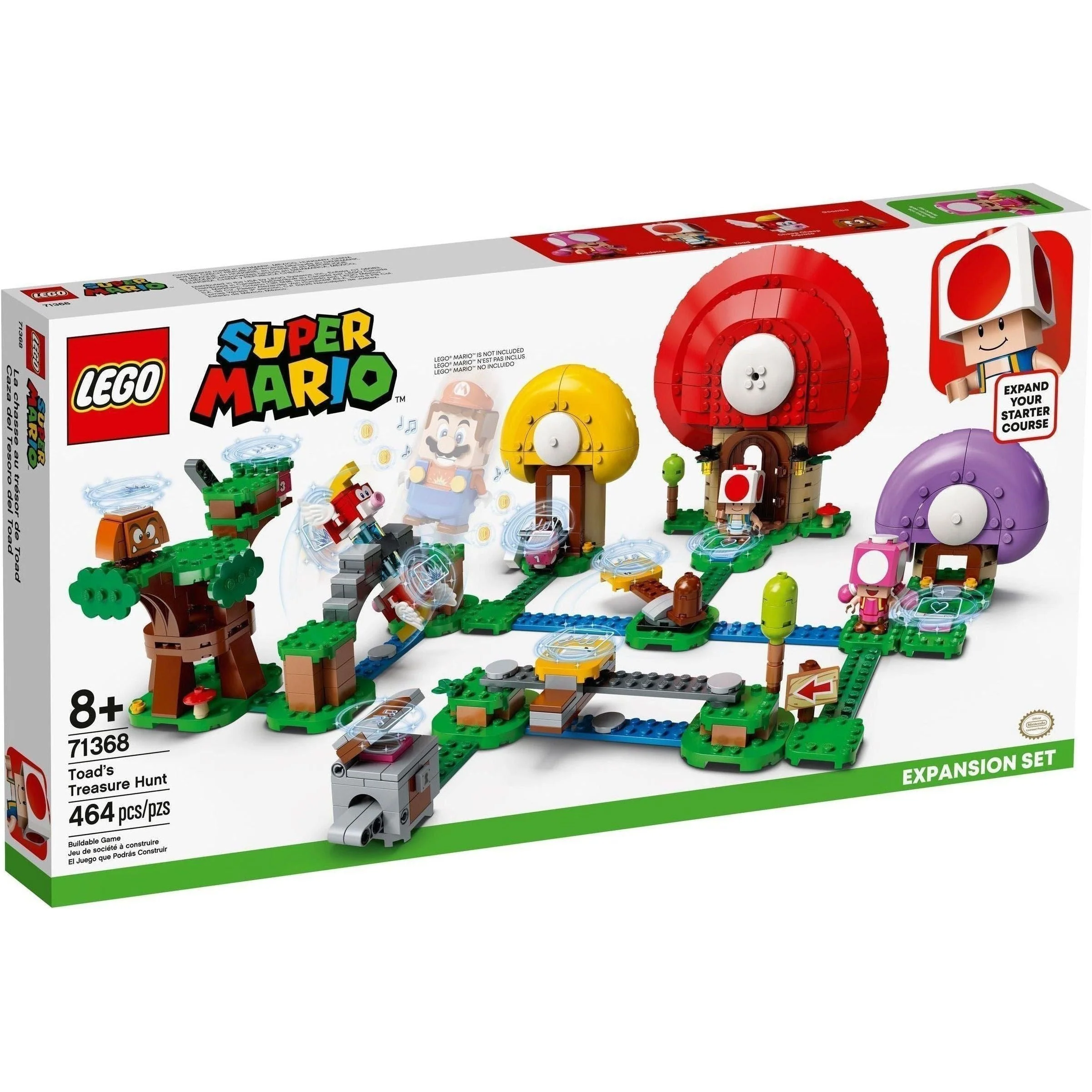 LEGO 71368 Super Mario Toad's Treasure Hunt