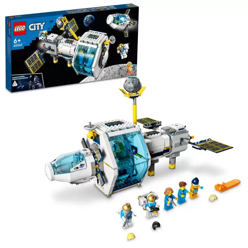 LEGO CITY LUNAR SPACE STATION 60349 BUILDING KIT