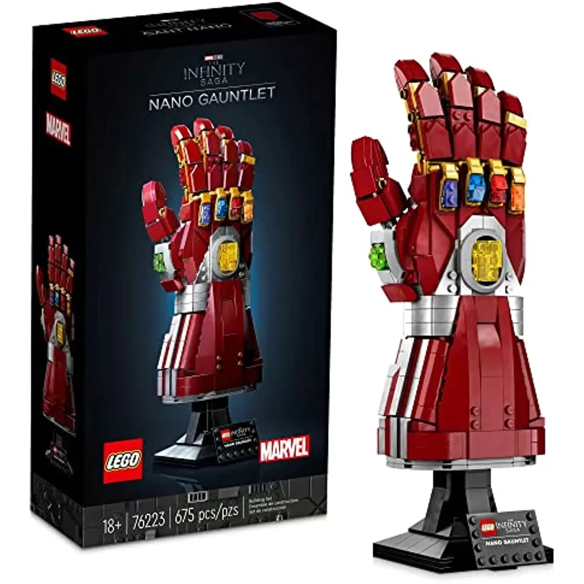 LEGO Marvel Nano Gauntlet 76223 Iron Man Building Set for Adults (680 Pieces)