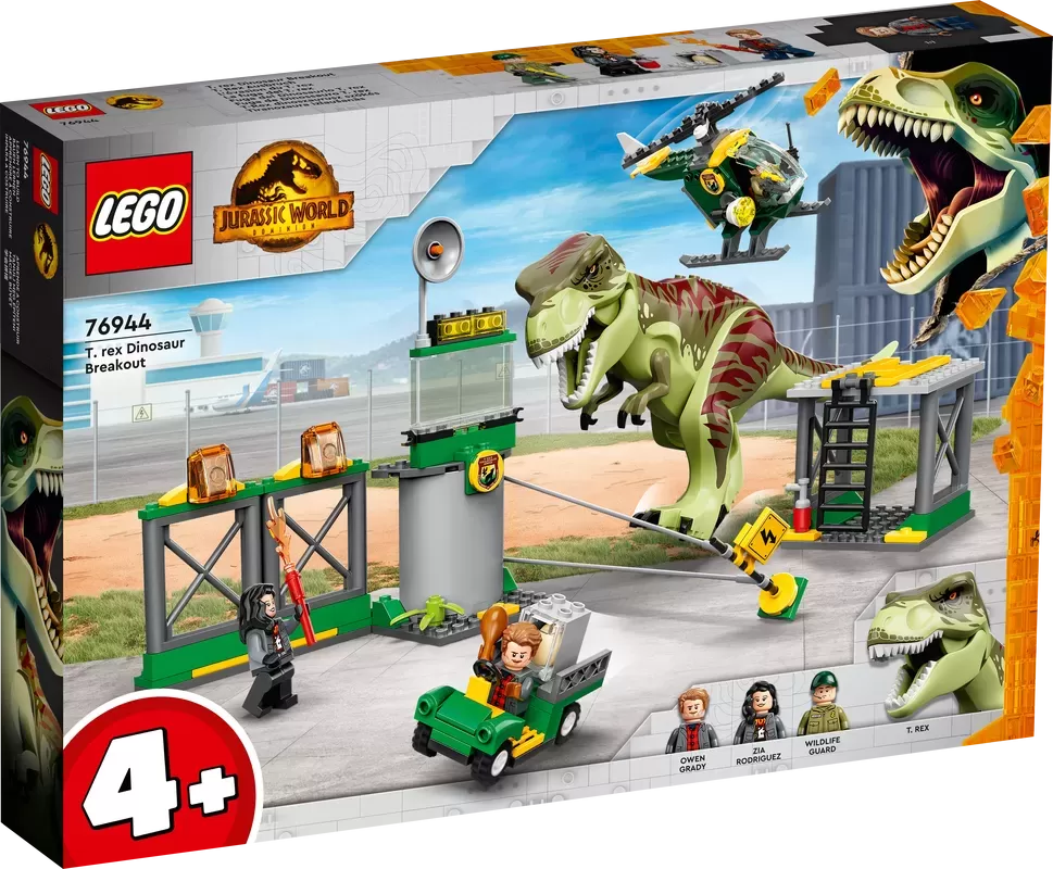 LEGO 76944 JURASSIC WORLD T.REX DINOSAUR BREAKOUT