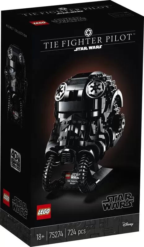 LEGO 75274 STAR WARS TIE FIGHTER PILOT HELMET